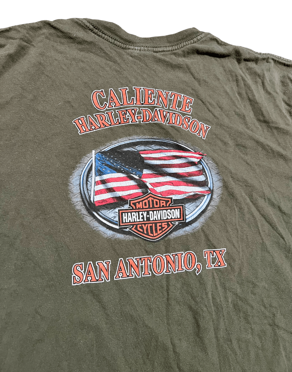 Harley Davidson Harley Davidson Caliente San Antonio Pocket Graphic T-Shirt Size US XL / EU 56 / 4 - 3 Thumbnail