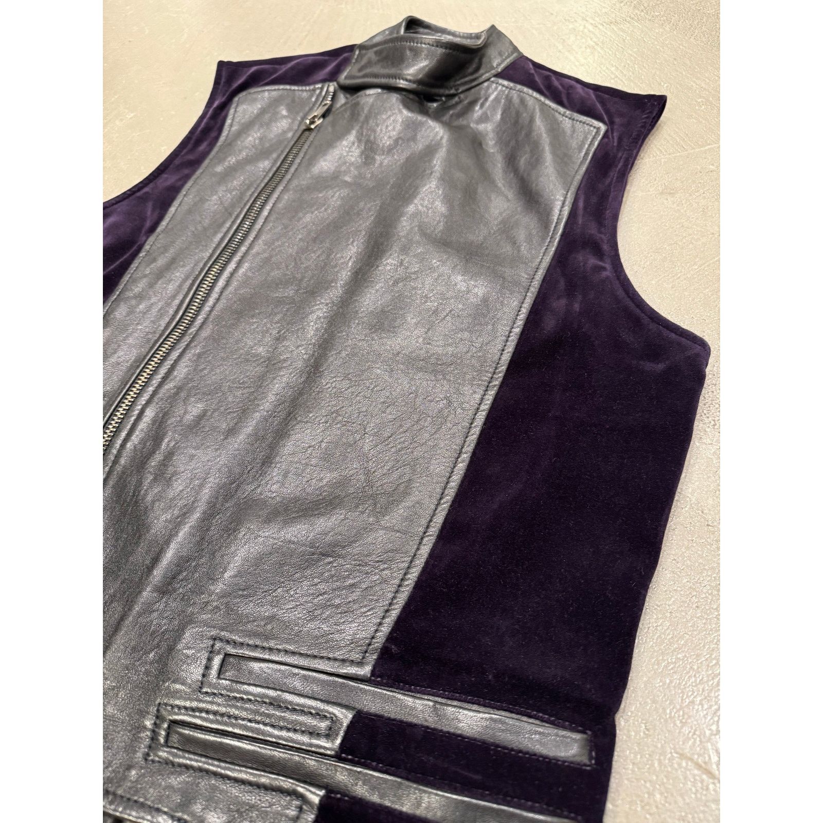 Haider Ackermann A/W2015 Haider Ackermann runway leather and velour vest Size US S / EU 44-46 / 1 - 4 Thumbnail