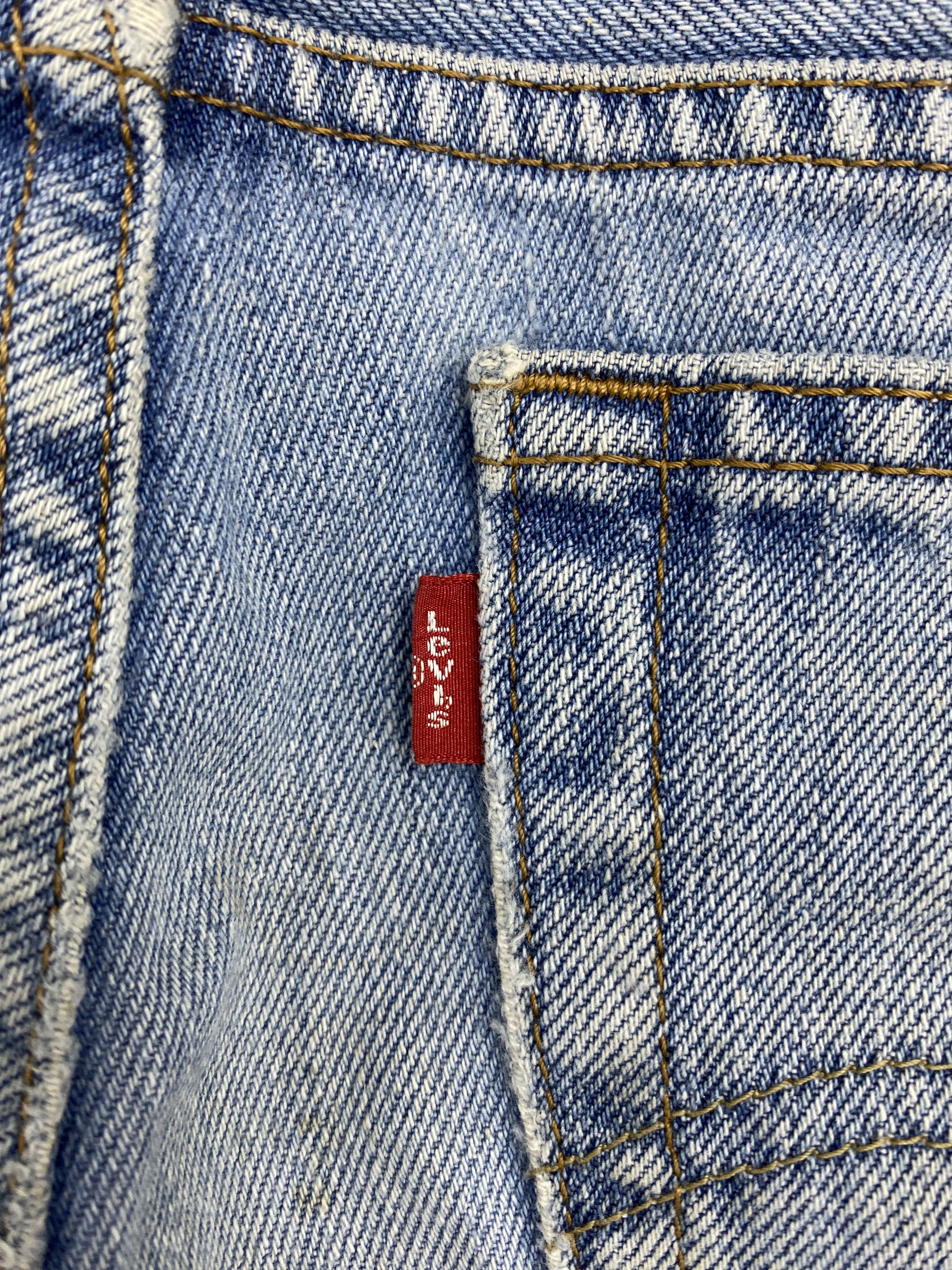 Levi's × Vintage Vintage Levis 516 Faded Blue Denim Size US 34 / EU 50 - 6 Thumbnail