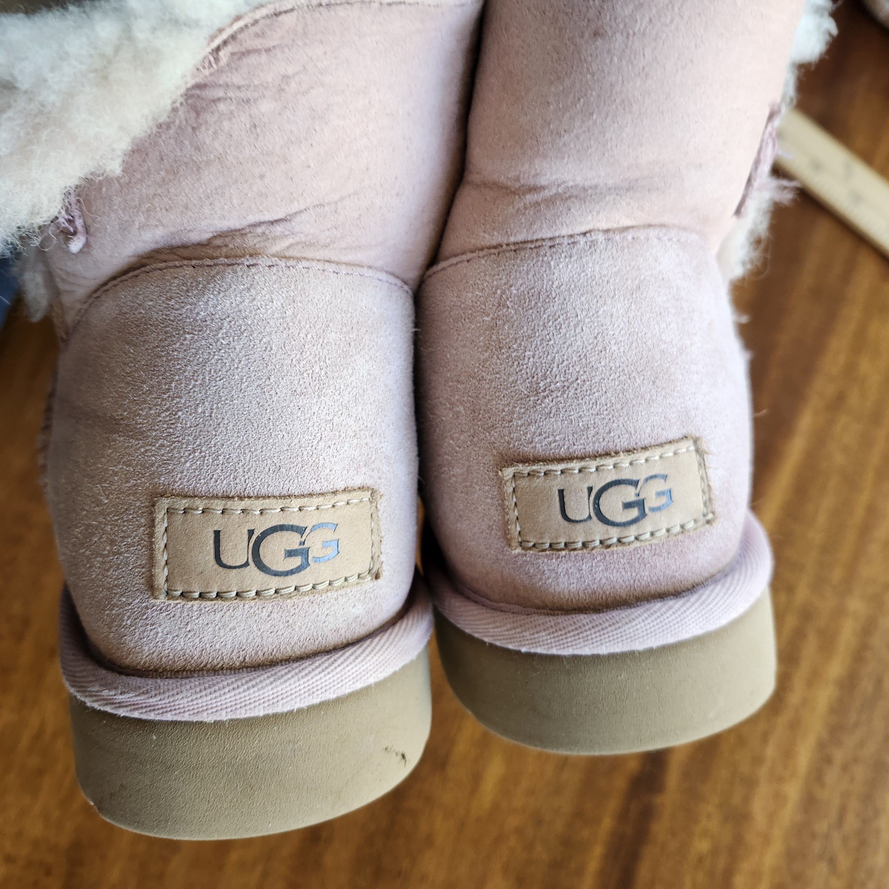 Ugg UGG Women's Classic Short II Boots Pink Suede Sheepskin US 8 Size US 8 / IT 38 - 2 Thumbnail