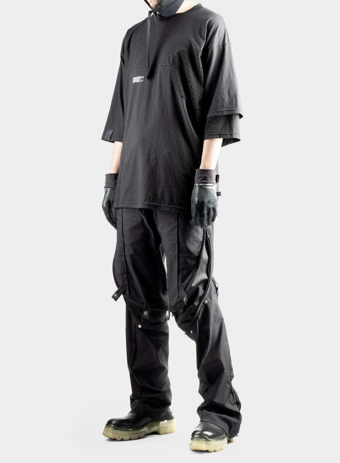 image of Guerrilla Group S5-Tt01 Splice T Shirt in Black, Men's (Size Small)