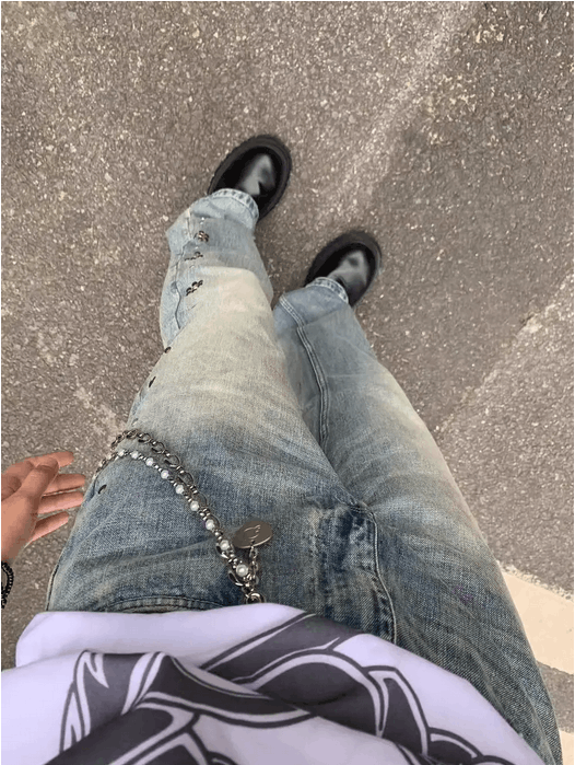 Japanese Brand × Jewelry 2 Layer Natural Echo Pearled Wallet Chain Size ONE SIZE - 6 Thumbnail