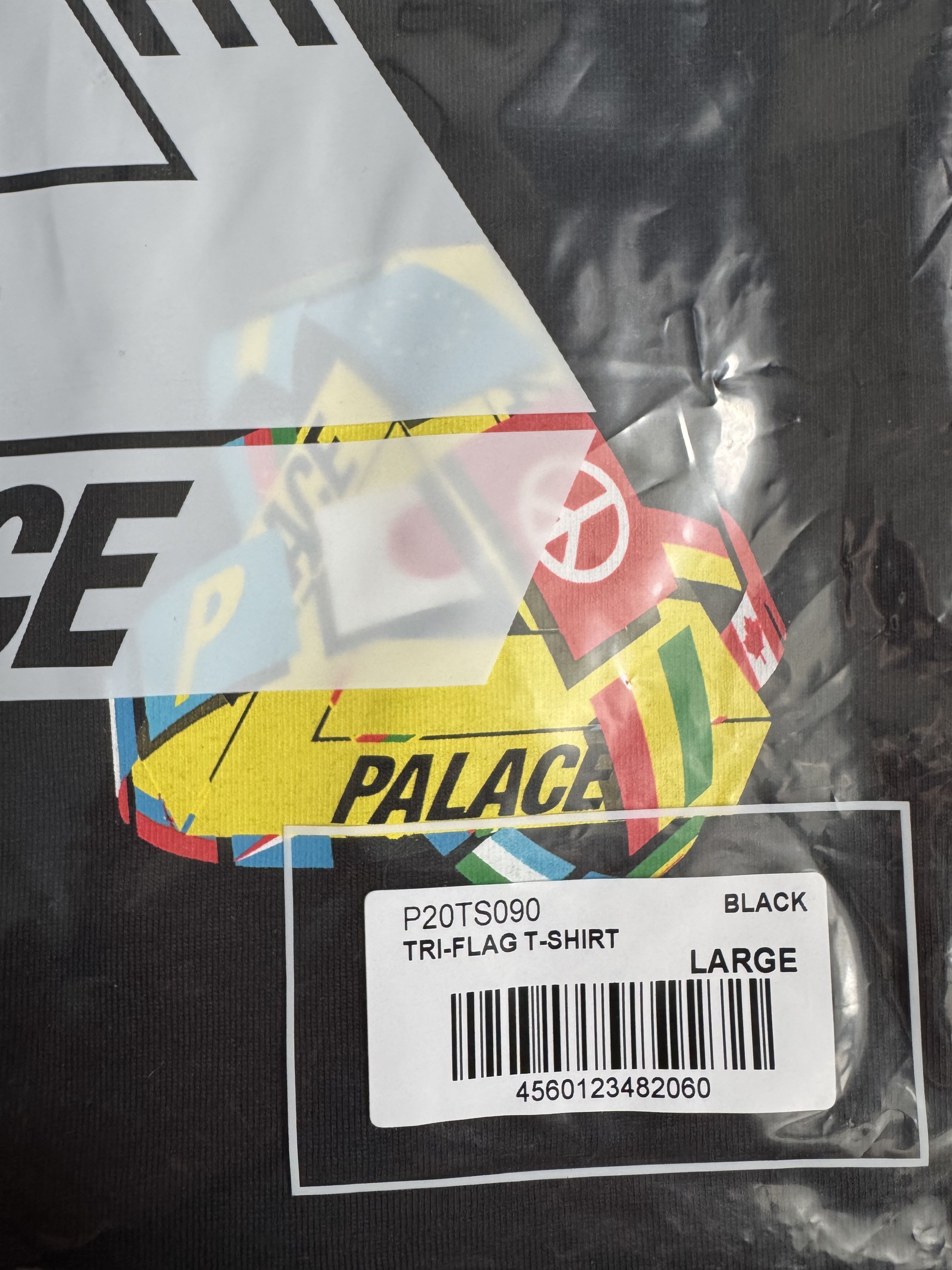 Palace Palace Tri Flag Tee Shirt Black Size US L / EU 52-54 / 3 - 2 Thumbnail