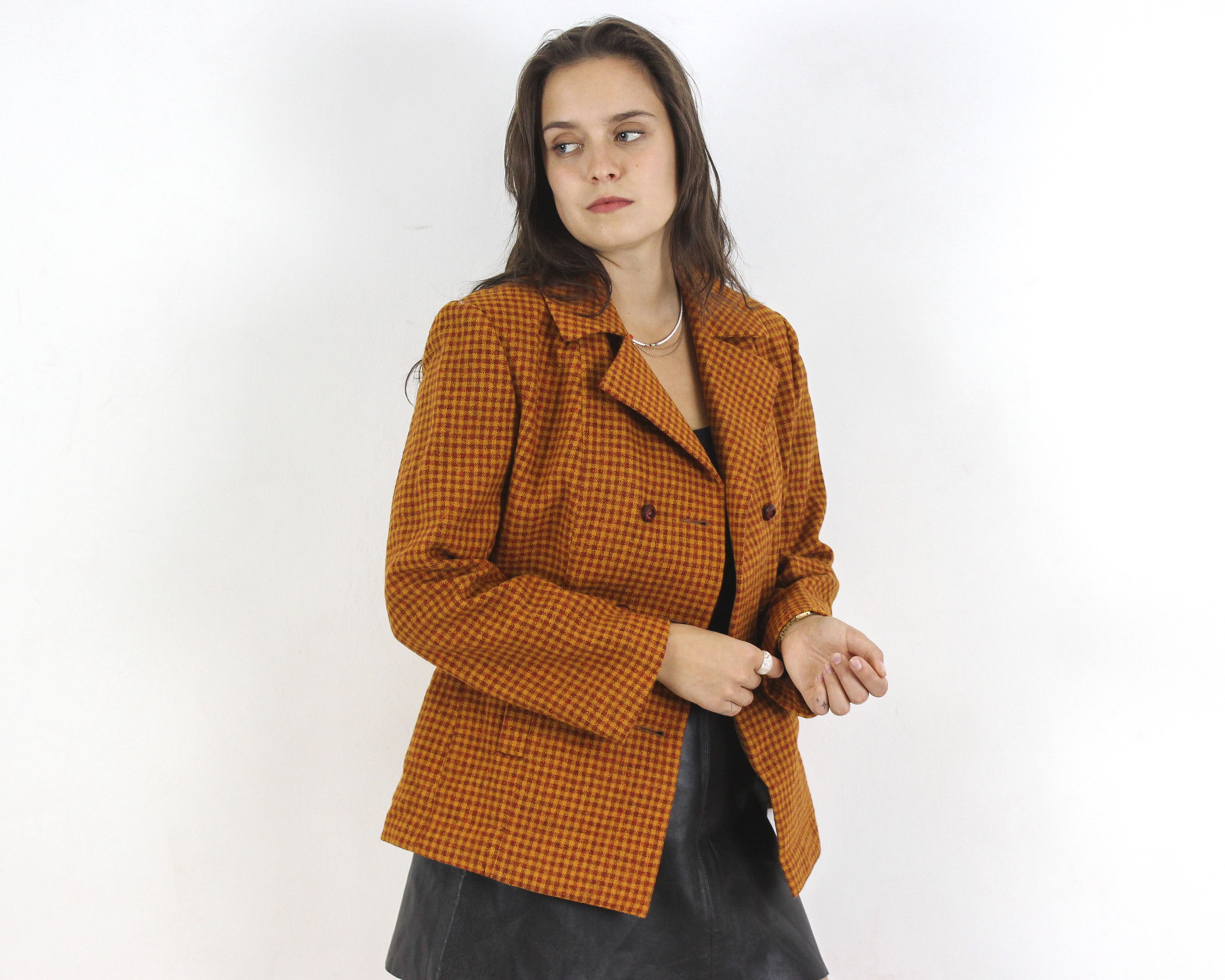 Other × Vintage Calw All Wool Womens M Blazer Jacket Trachten Coat EU Jager Size M / US 6-8 / IT 42-44 - 2 Thumbnail