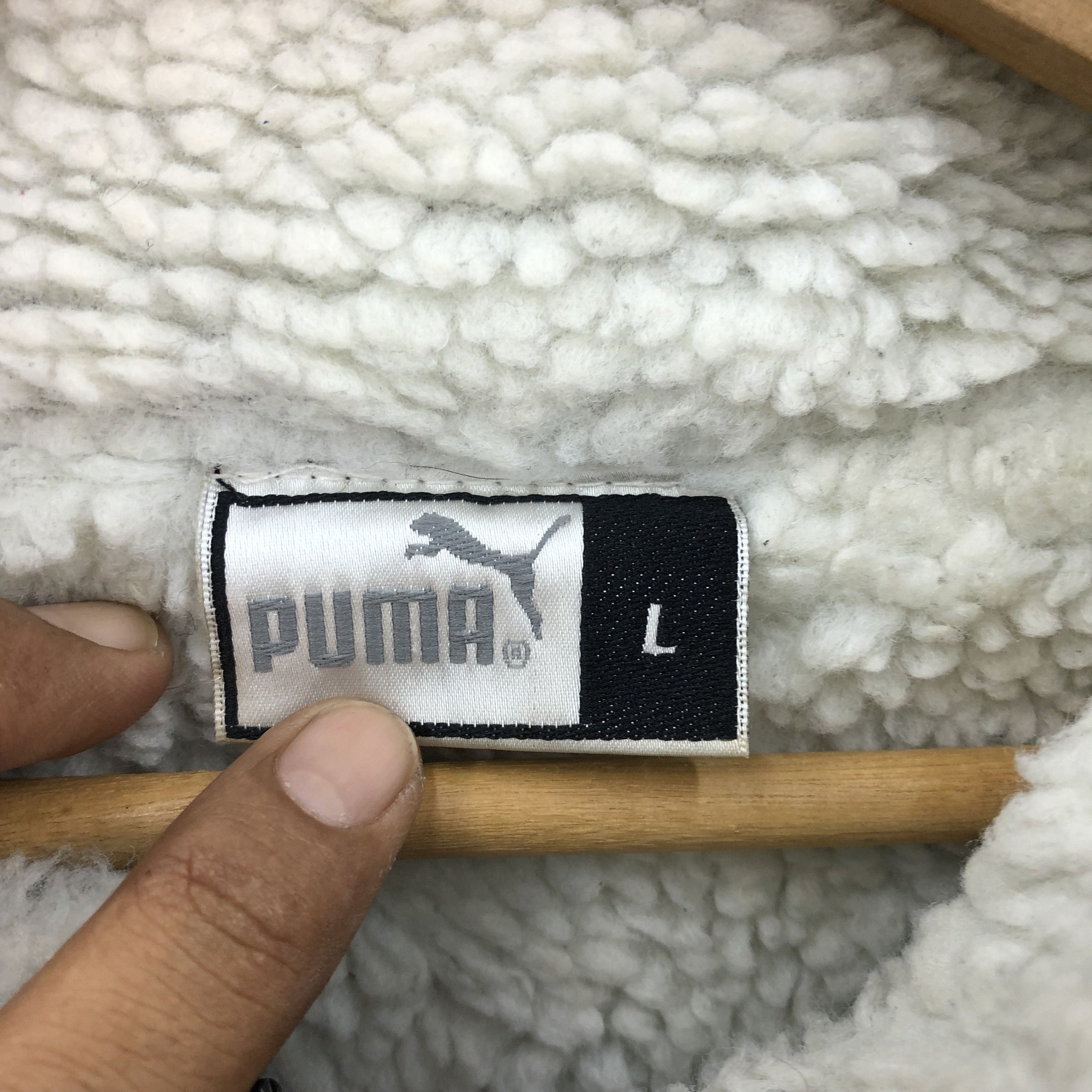 Puma × Vintage Vintage Puma Fleece Coach Jacket Size US L / EU 52-54 / 3 - 10 Thumbnail