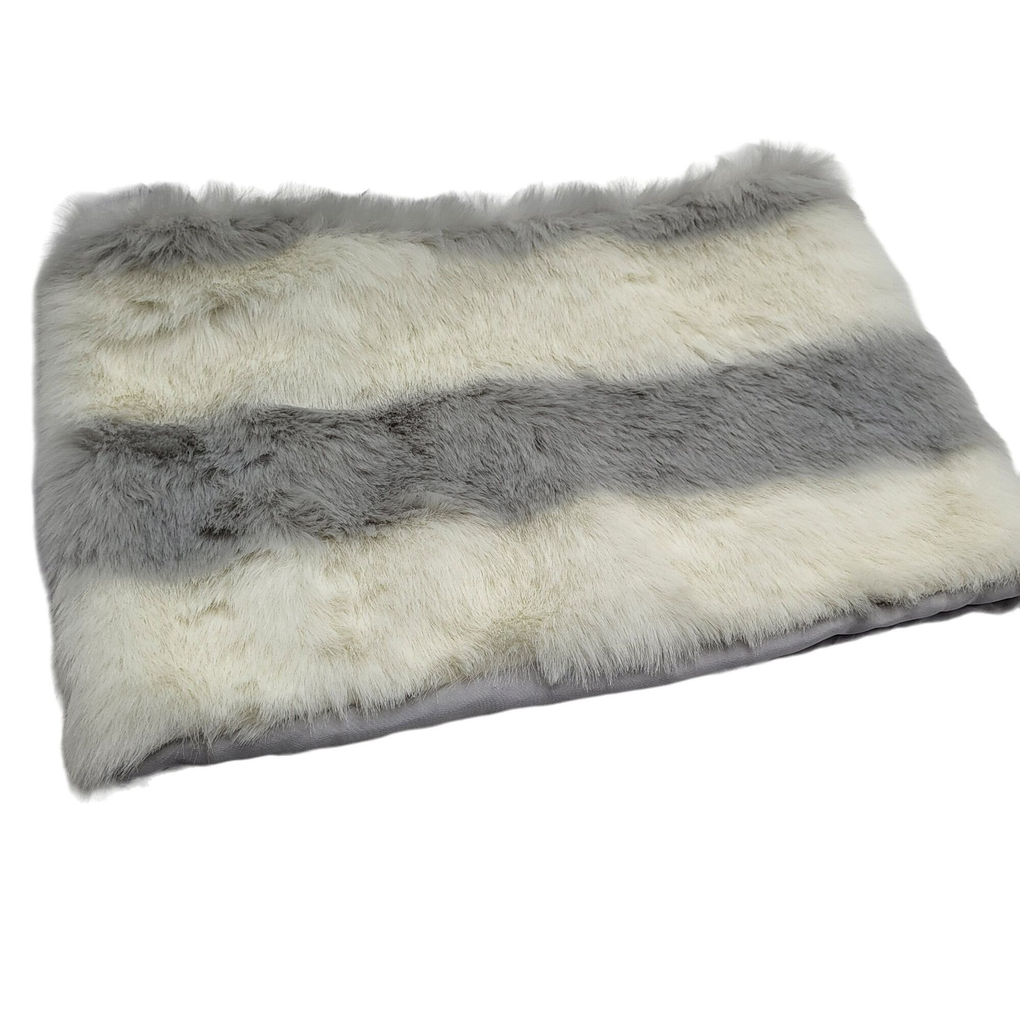 Ann Taylor Ann Taylor Loft Infinity Scarf Muffler Faux Fur Silk Lined G Size ONE SIZE - 3 Thumbnail