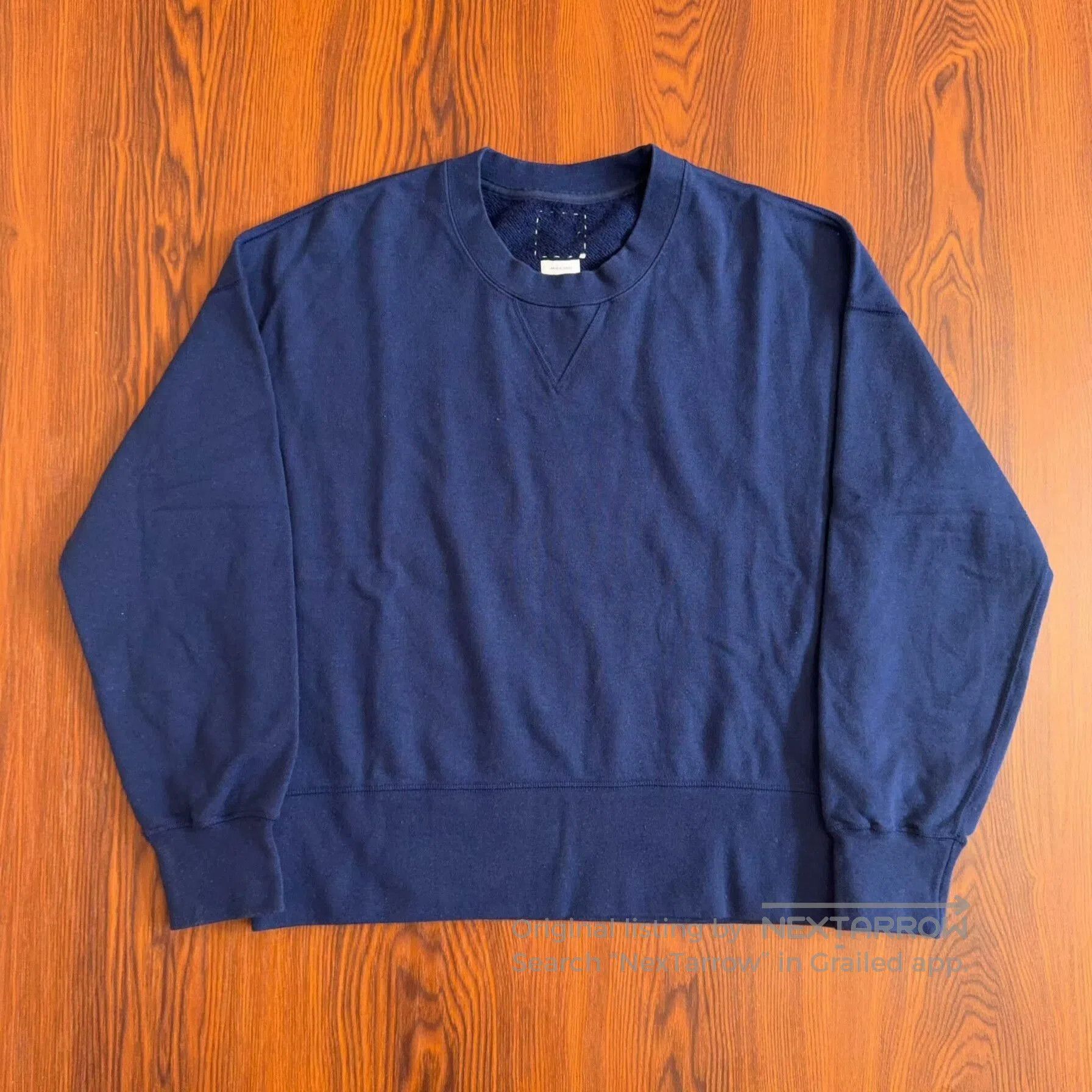Visvim visvim court long sleeve sweatshirt indigo. Size US M / EU 48-50 / 2 - 1 Thumbnail