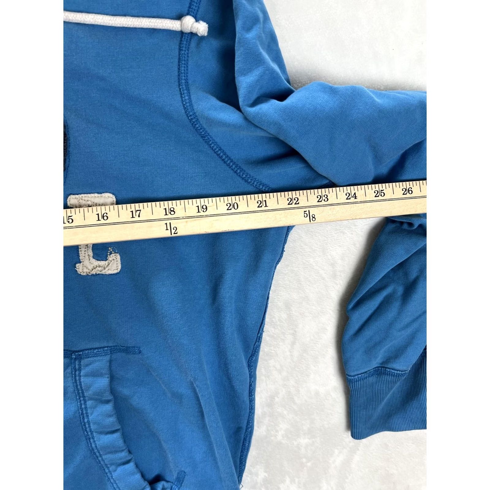 American Eagle Outfitters VINTAGE American Eagle Outfitters Hoodie Mens Medium Blue Fleece Sweatshirt Y2K Size US M / EU 48-50 / 2 - 4 Thumbnail