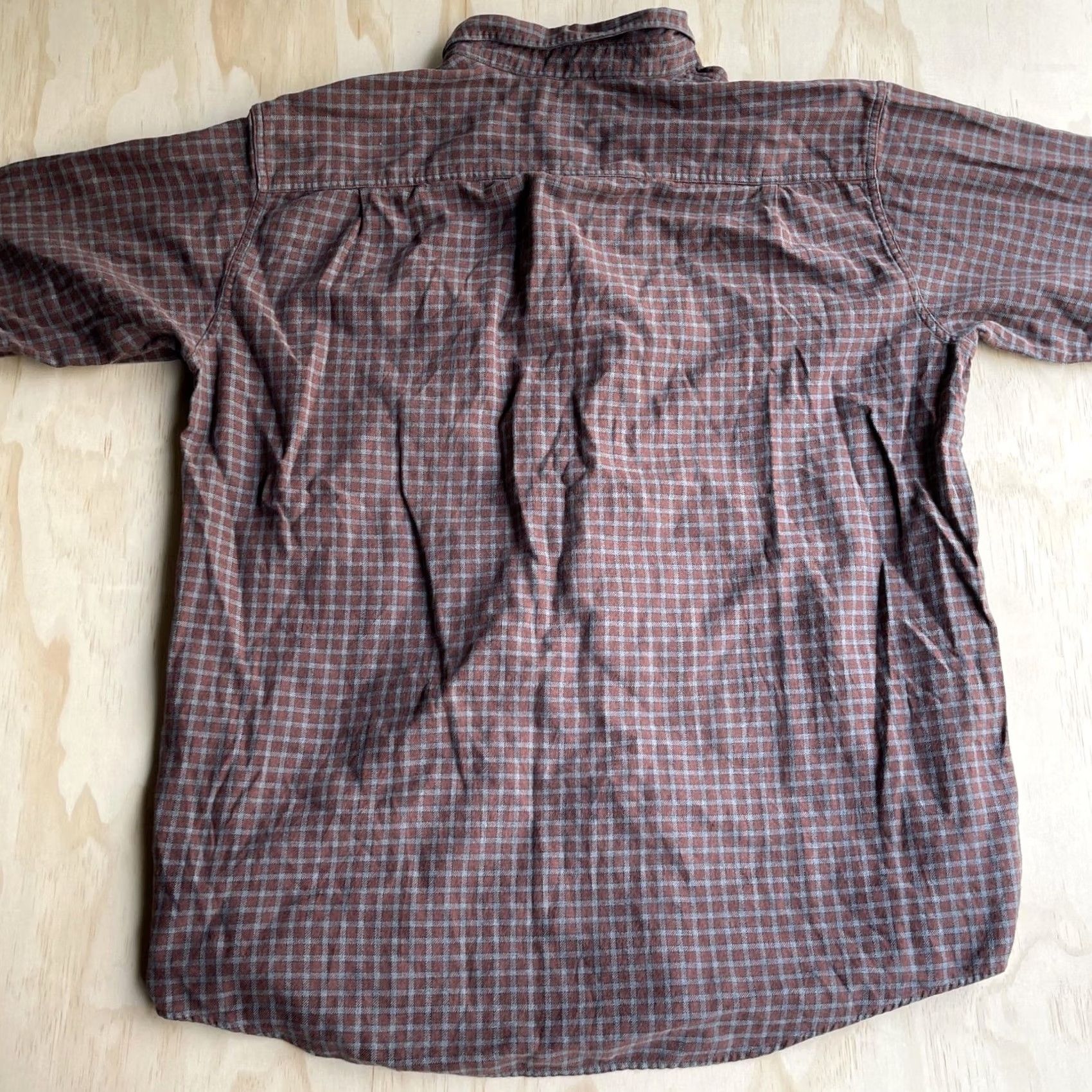 Vintage L.L.Bean Brown Plaid Flannel Shirt Mens XLT Button Up Long Sleeve Casual Size US XL / EU 56 / 4 - 4 Thumbnail