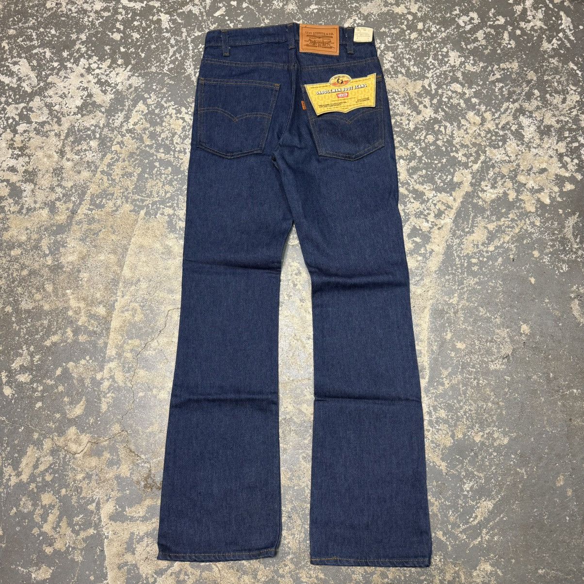 Levi's Vintage Levi’s 517 Boot Cut Blue Denim Jeans USA 80s NWT Size US 28 / EU 44 - 1 Thumbnail