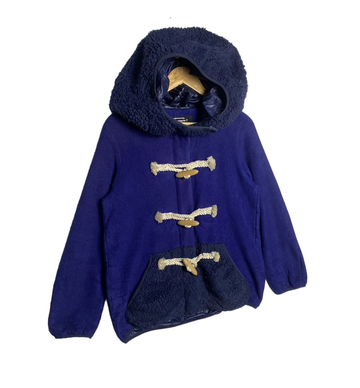 Issey Miyake × Vintage × mercibeaucoup Mercibeaucoup Issey Miyake Duffle Fleece Jacket Size M / US 6-8 / IT 42-44 - 2 Thumbnail