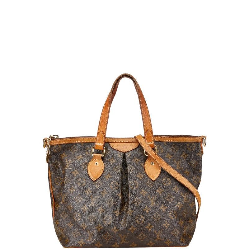 Louis Vuitton Louis Vuitton Monogram Palermo Pm 2Way Bag M40145 Canvas Shoulder Bag M40145 in Brown, Women's
