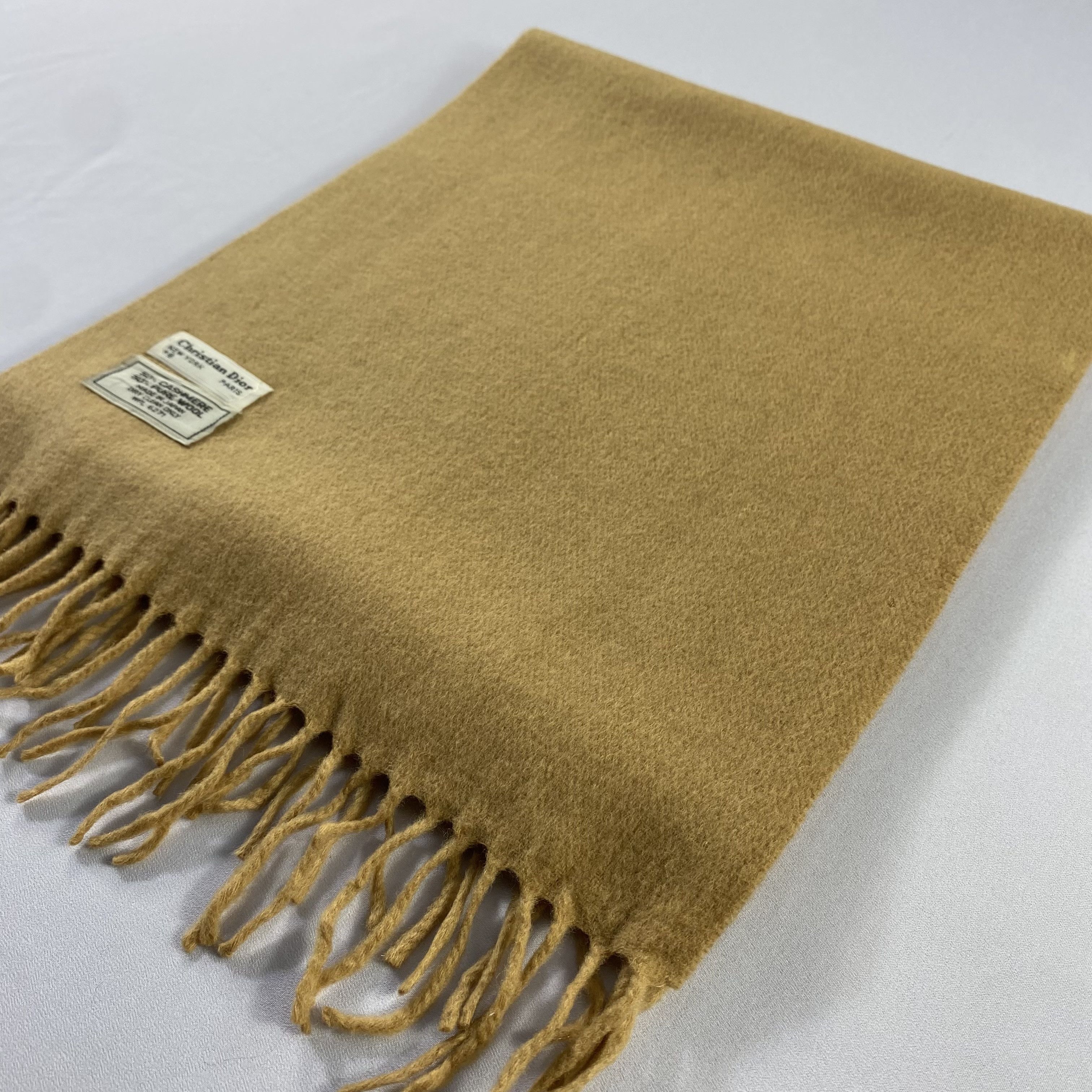 Christian Dior Monsieur × Vintage Christian Dior Scarf Neck Wrap Cashmere Muffler Size ONE SIZE - 3 Thumbnail