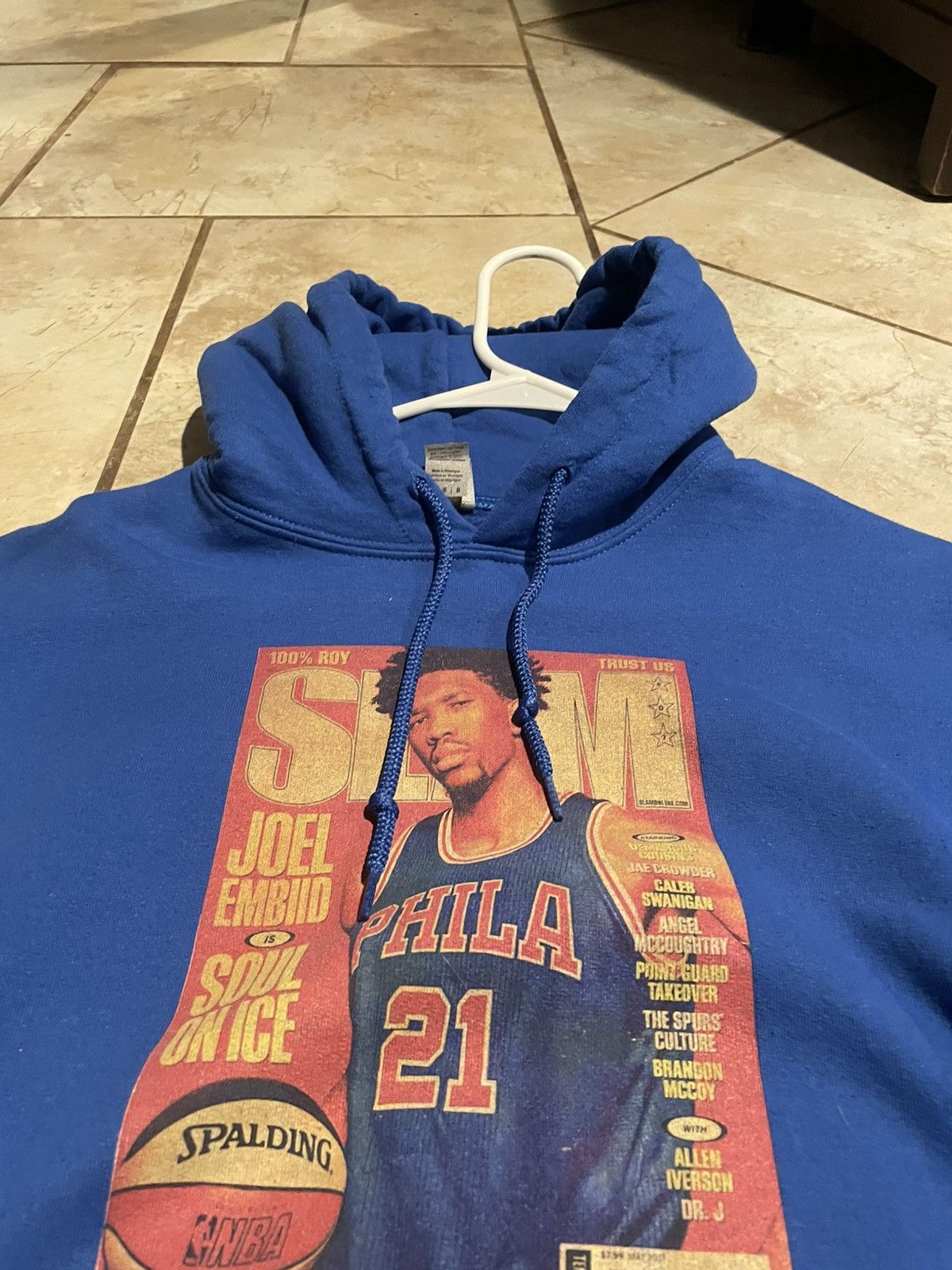 NBA Joel Embiid Slam Magazine Cover Hoodie Size US M / EU 48-50 / 2 - 3 Thumbnail