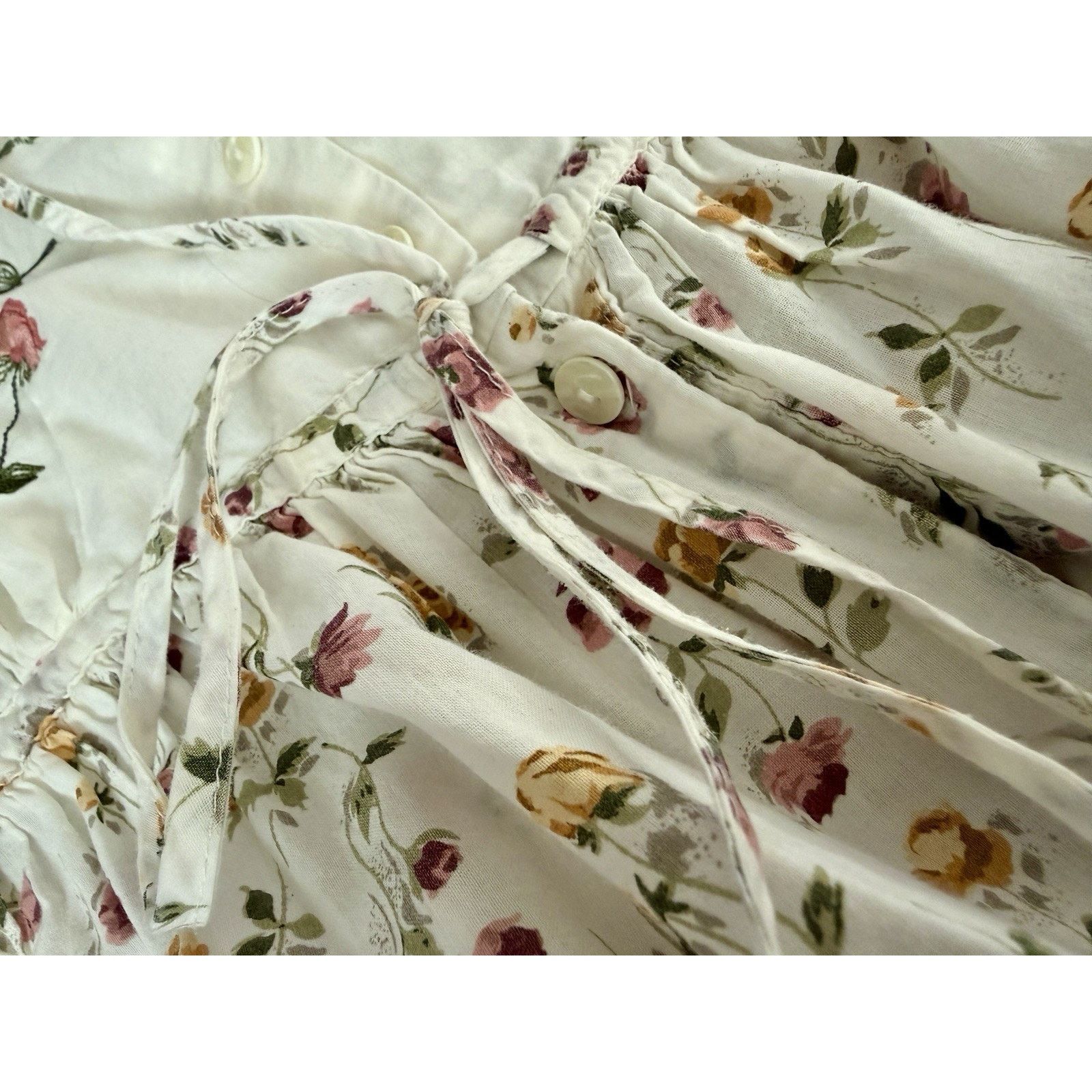 Victoria's Secret Vintage Victoria’s Secret Country Floral Boho Dress Cottage Size M / US 6-8 / IT 42-44 - 9 Thumbnail