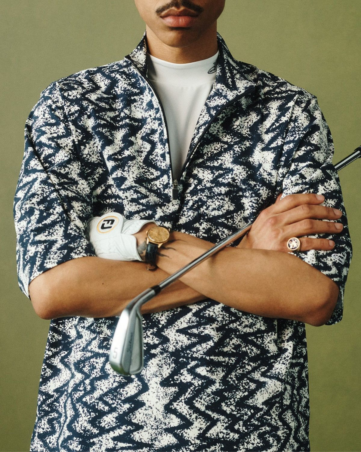 トップス aime leon dore Houndstooth pattern polo Vintage Polo Houndstooth Wool Shirt – Aimé Leon Dore