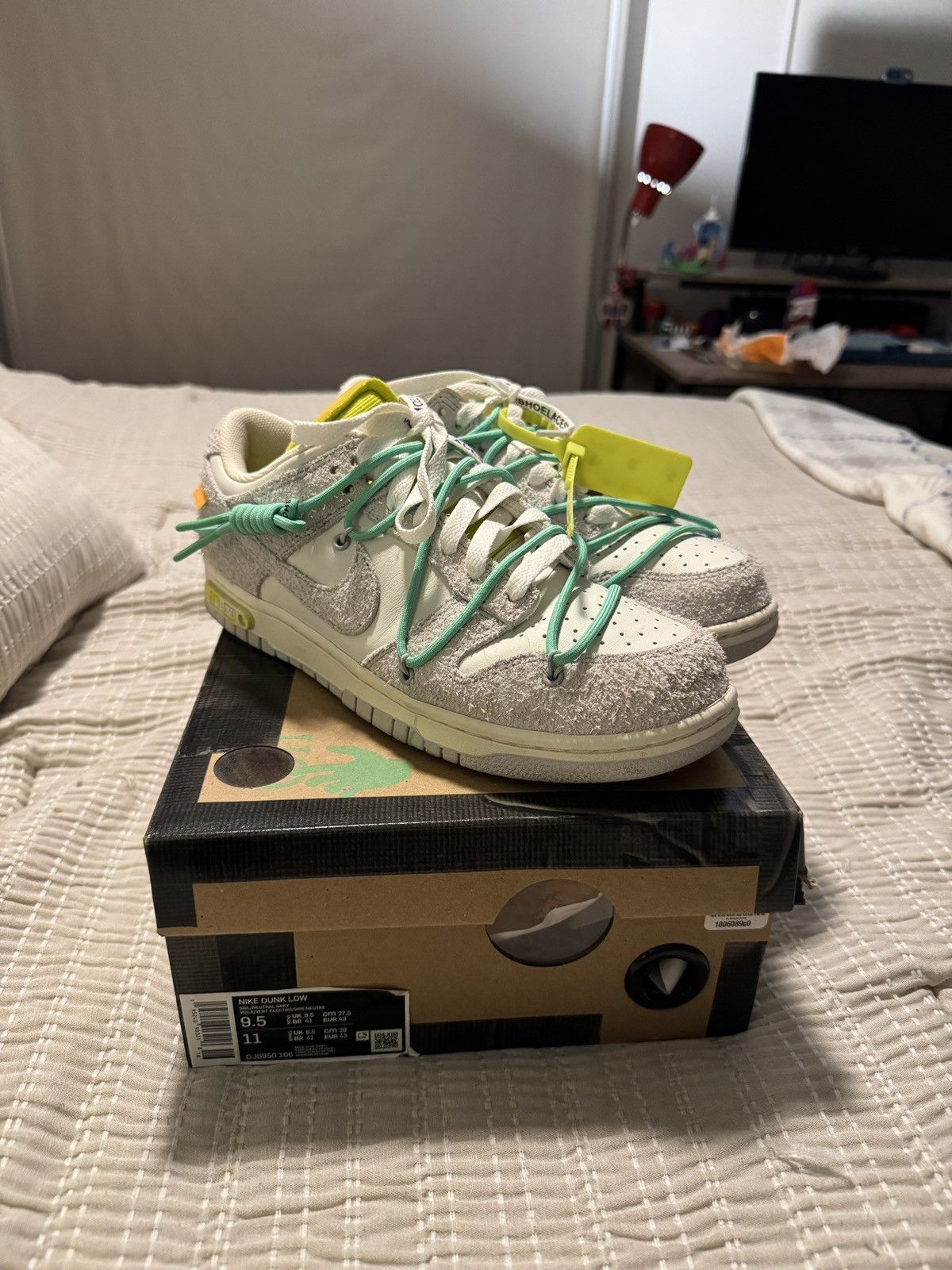Nike × Off-White Nike Off White Dunk Lot 14 Size US 9.5 / EU 42-43 - 1 Thumbnail