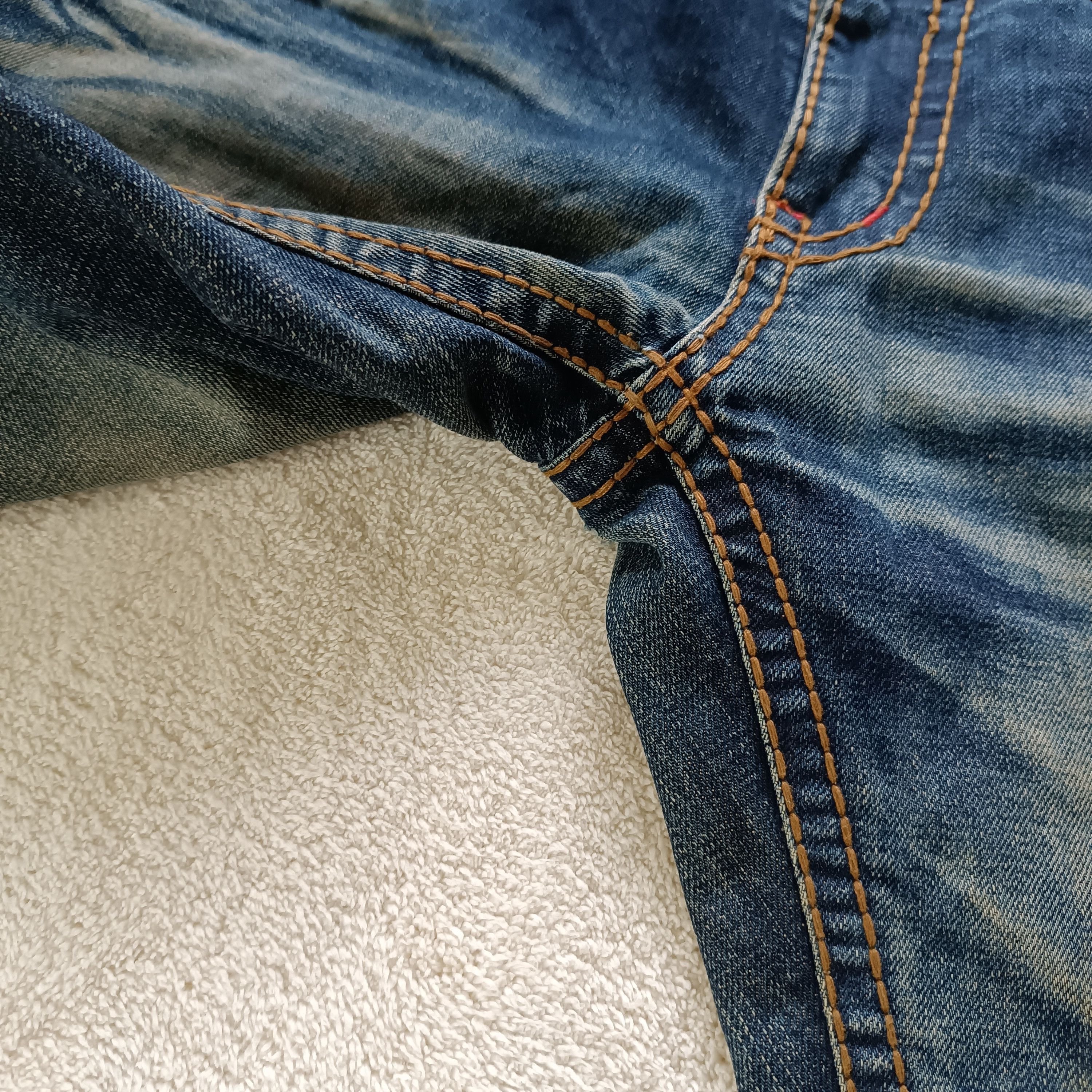 Japanese Brand × Vintage 🔥Vintage🔥 Japanese Brand DPSR Distressed Denim Jeans Size US 34 / EU 50 - 10 Thumbnail