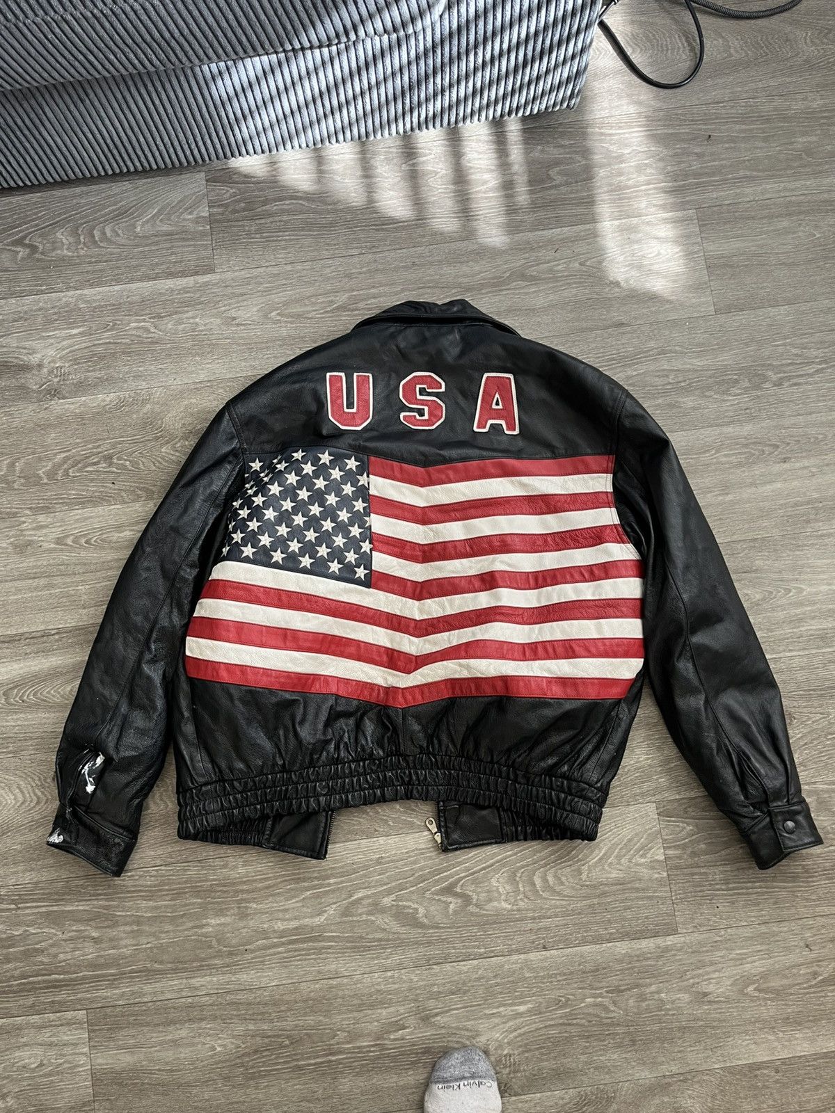 Vintage USA leather jacket