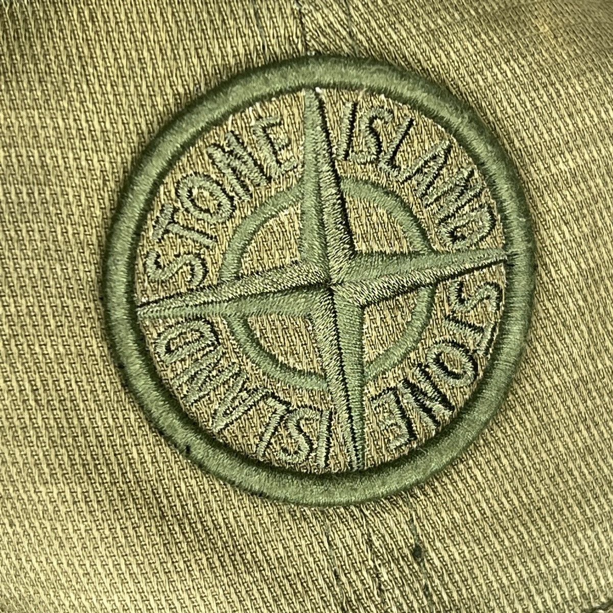 Stone Island Stone Island Khaki Green Cap Hat Big Logo Wind Rose Size ONE SIZE - 5 Thumbnail