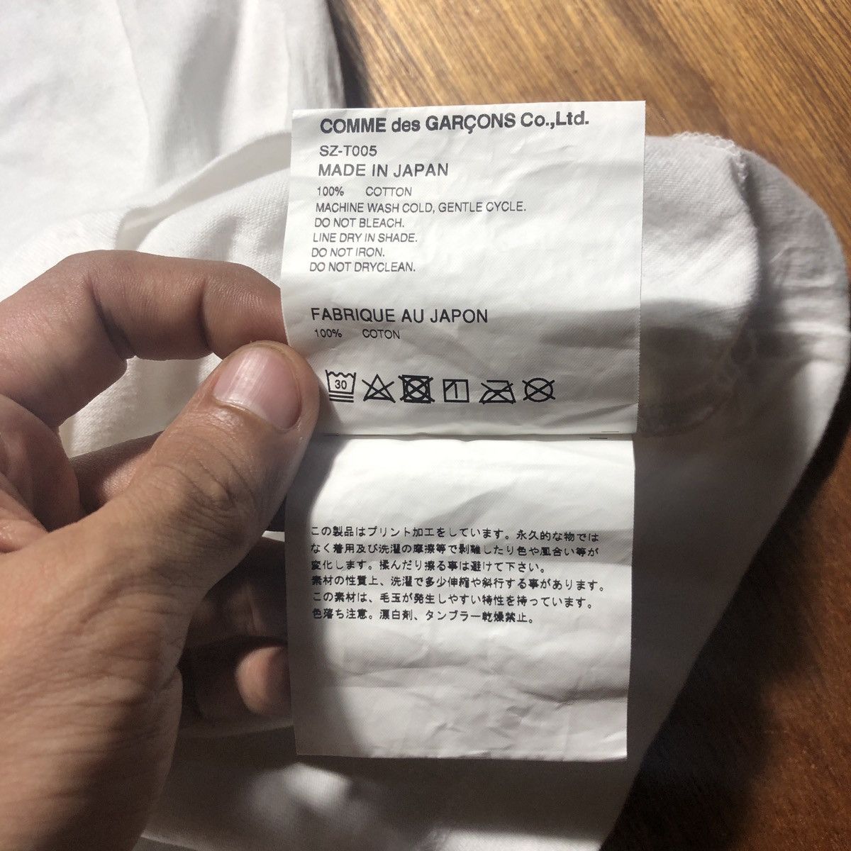 Comme des Garcons × Japanese Brand CDG COMME des GARCONS T-Shirt Size US L / EU 52-54 / 3 - 12 Thumbnail