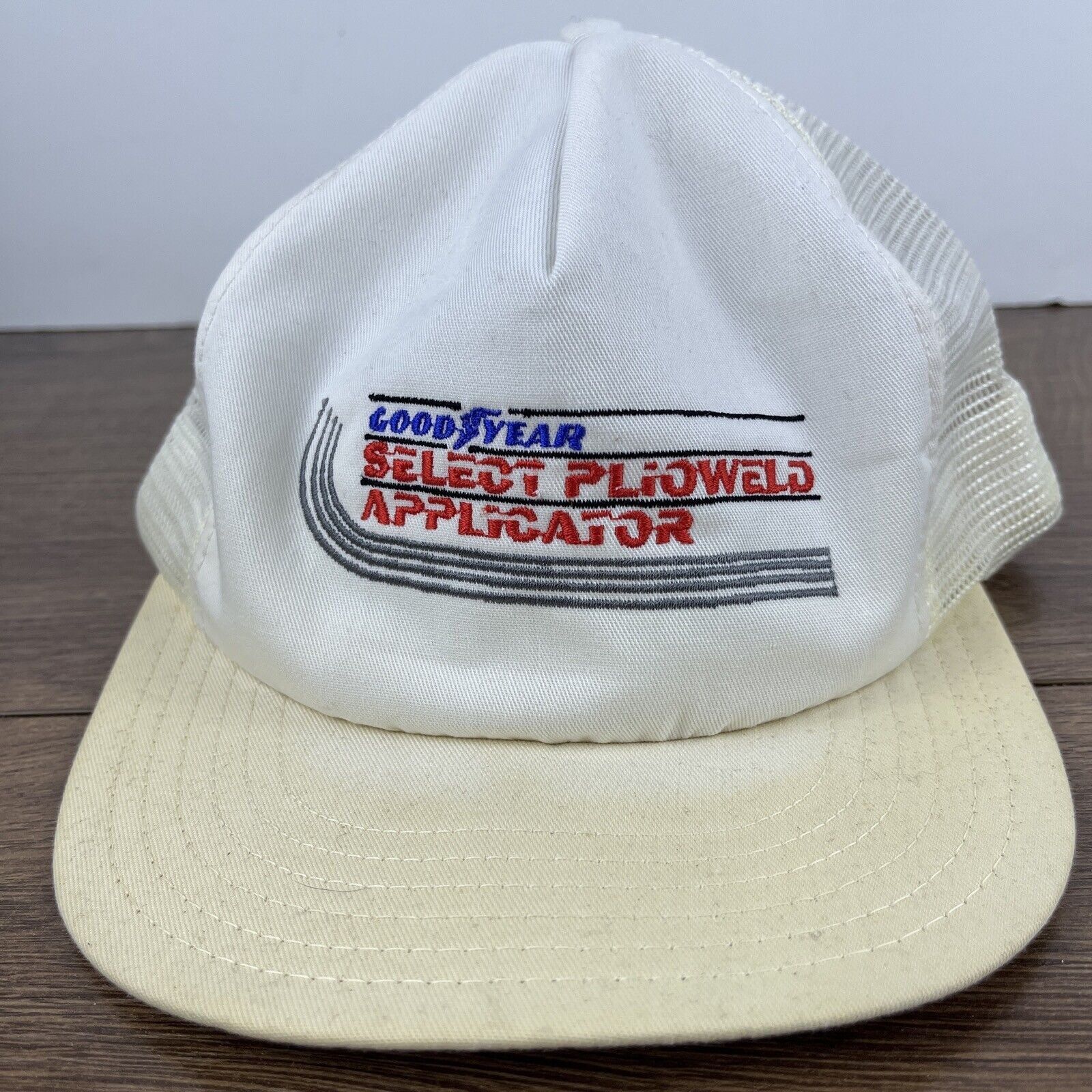 Other Goodyear Select Plioweld Snapback White Adjustable Hat Adult Size ONE SIZE - 5 Thumbnail