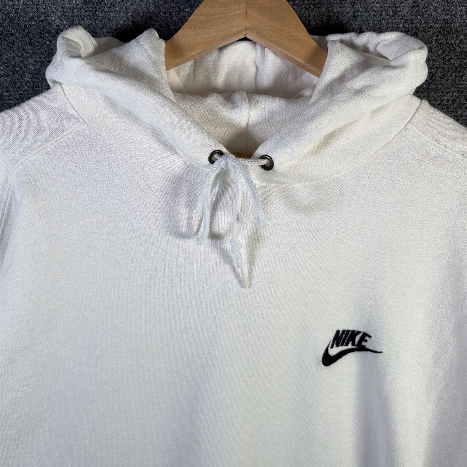 Nike Vintage Nike Hoodie Mens 2XL White 90s Swoosh Baggy Skate Size US XXL / EU 58 / 5 - 3 Thumbnail