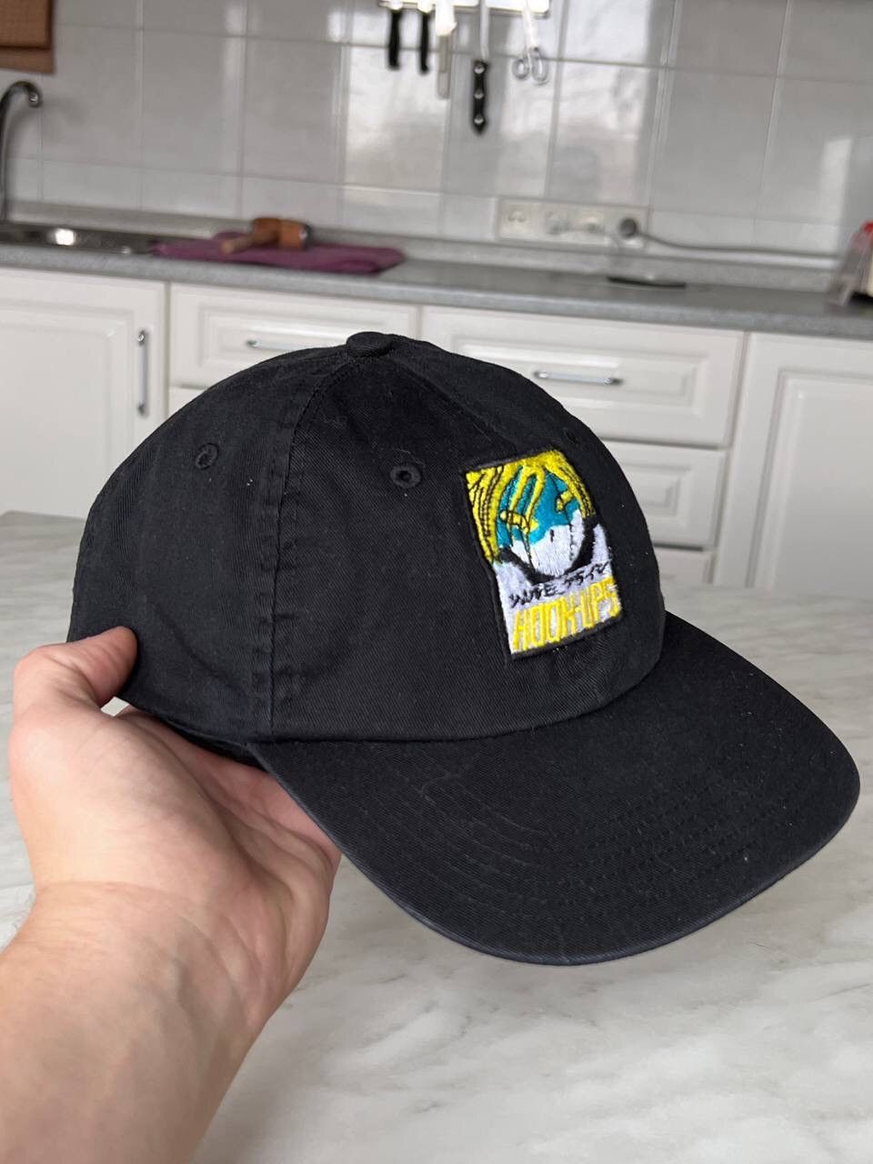 Hook-Ups Vintage Hook Ups Skateboarding Anime Hat Cap Black Skategang Size ONE SIZE - 4 Thumbnail