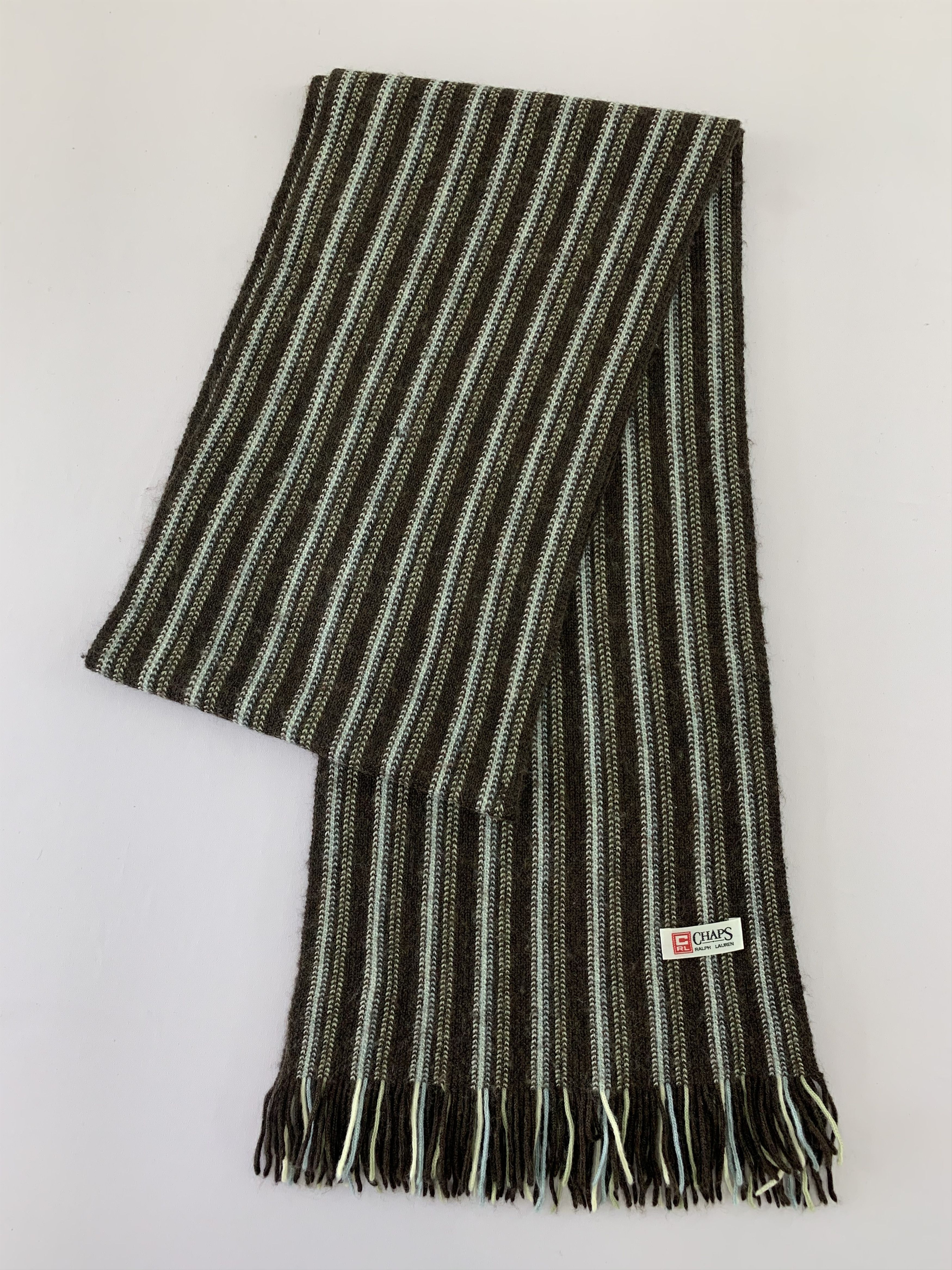 Chaps Ralph Lauren Chaps Ralph Lauren Scarf Wool Muffler Neck Wrap BL4138 Size ONE SIZE - 3 Thumbnail