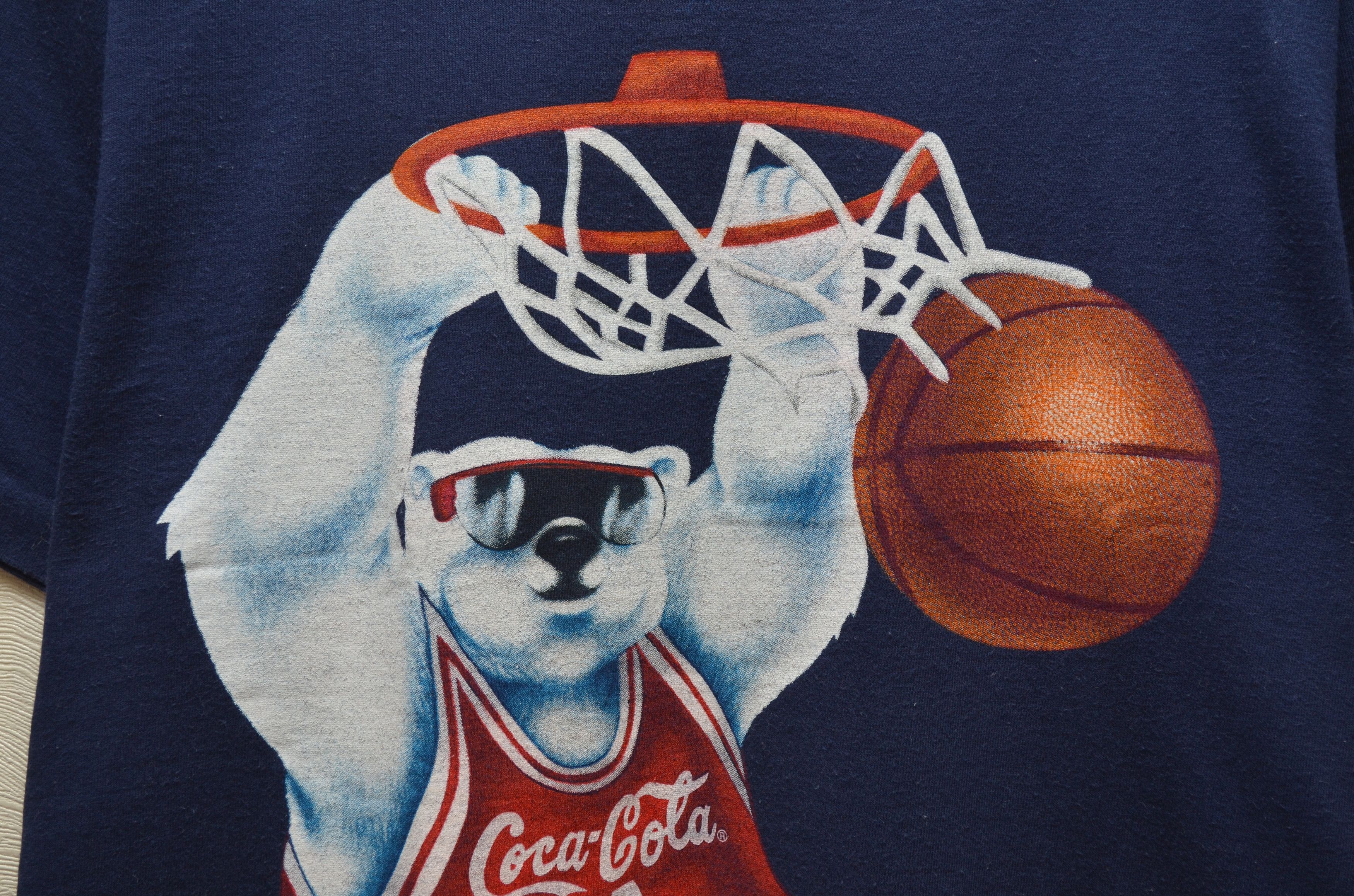 Coca Cola × Vintage Vintage 1995 Coca Cola Big Logo T Shirt RARE y2k 90s Size US L / EU 52-54 / 3 - 4 Thumbnail