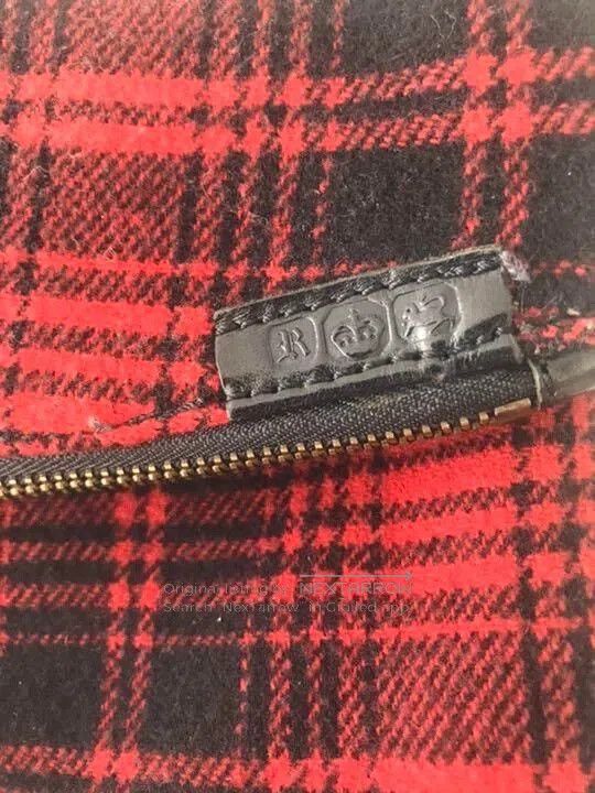RRL Ralph Lauren Ralph Lauren RRL Plaid Wool Leather Clutch. Size ONE SIZE - 7 Thumbnail