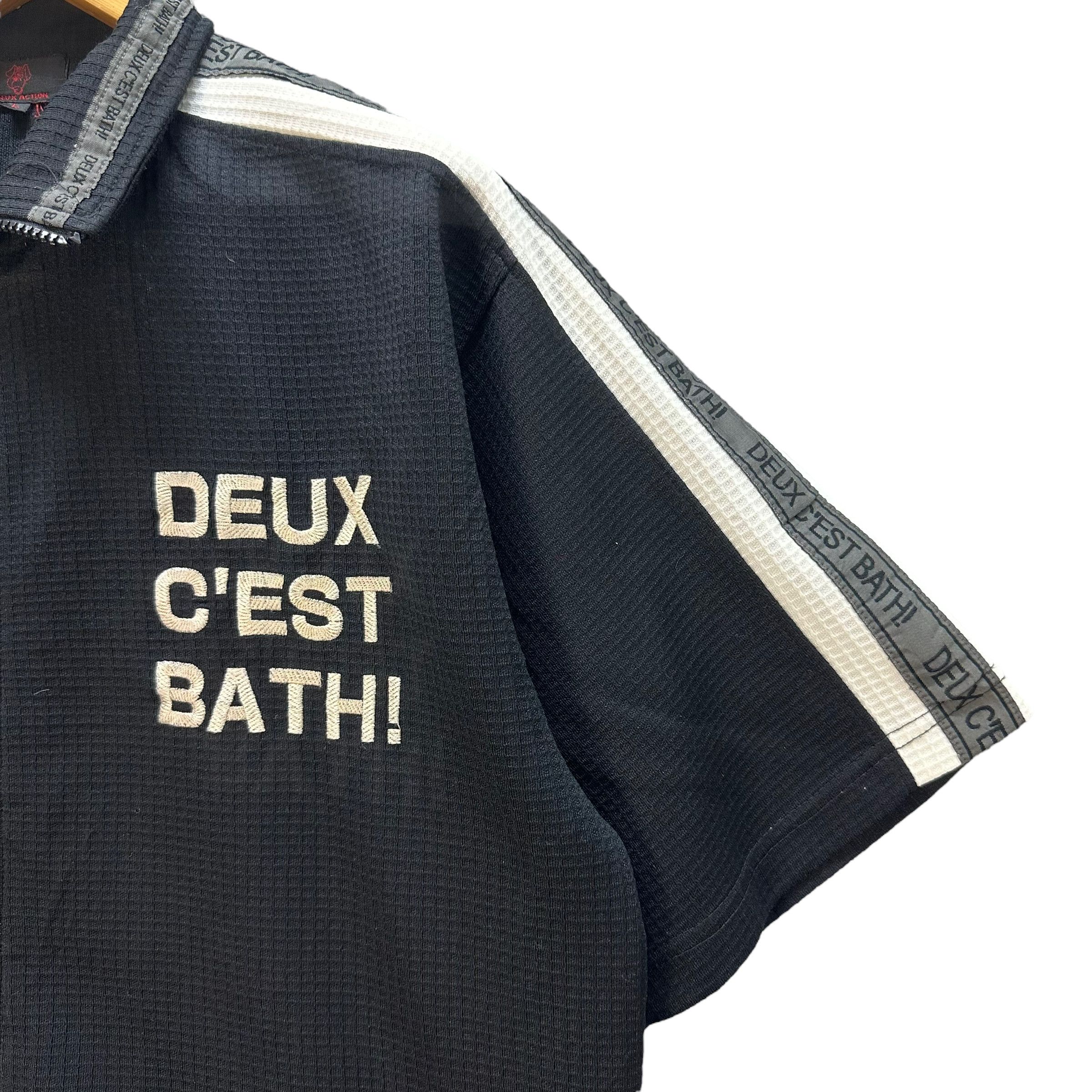 Japanese Brand DEUX ACTION Circle Big Logo SS Zipper Jacket #8493-011 Size US L / EU 52-54 / 3 - 8 Thumbnail