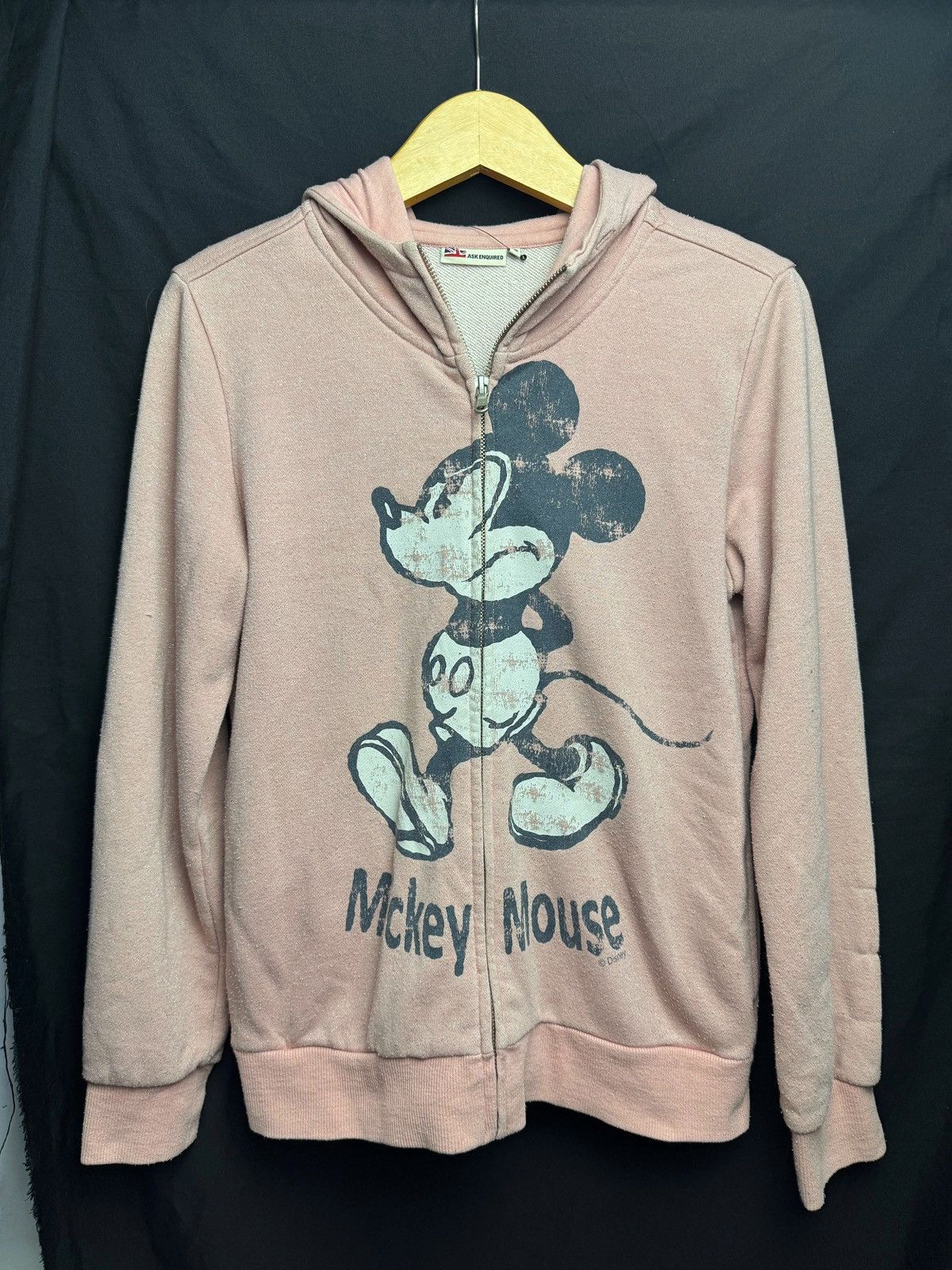 Cartoon Network × Japanese Brand × Mickey Mouse Ask Enquired Hoodie Mickey Mouse Poem Ifsix Lgb Style Size US S / EU 44-46 / 1 - 1 Thumbnail