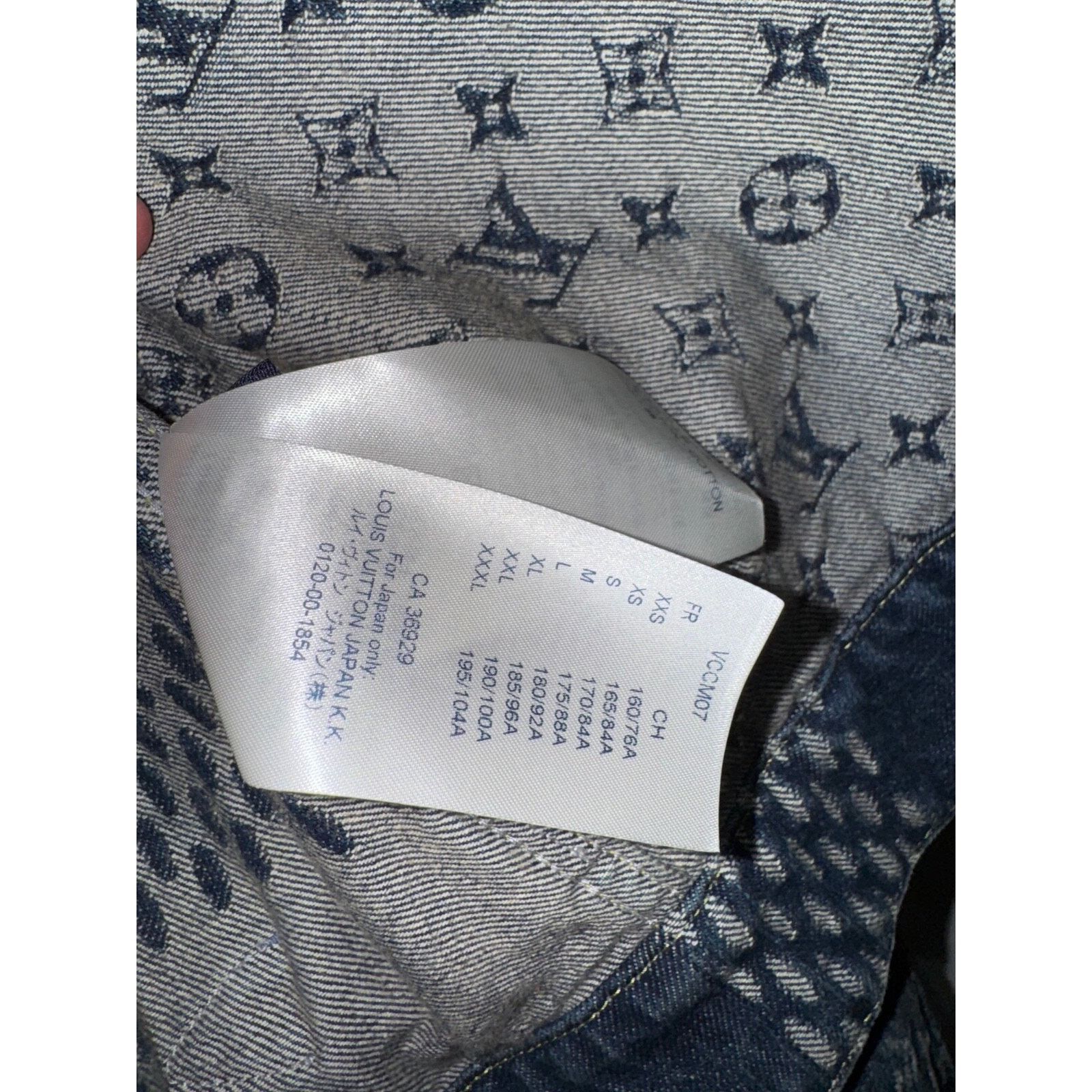 Louis Vuitton Louis Vuitton x Nigo Giant Damier Waves Trucker Jacket 48 Size US M / EU 48-50 / 2 - 21 Thumbnail
