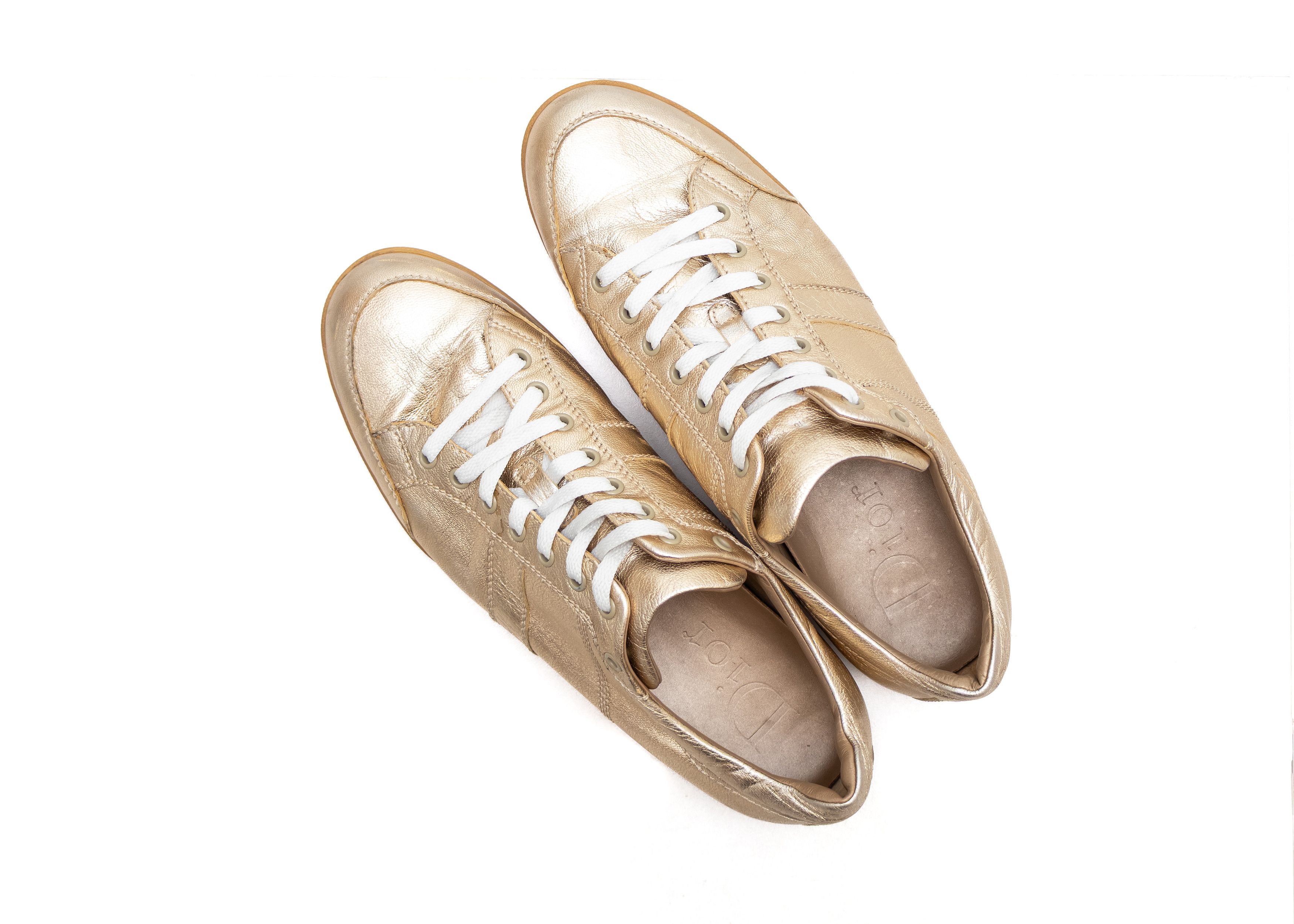 Dior × Hedi Slimane RARE VTG Dior B16 by Hedi Slimane Gold Sneaker Size US 10 Size US 10 / EU 43 - 5 Thumbnail