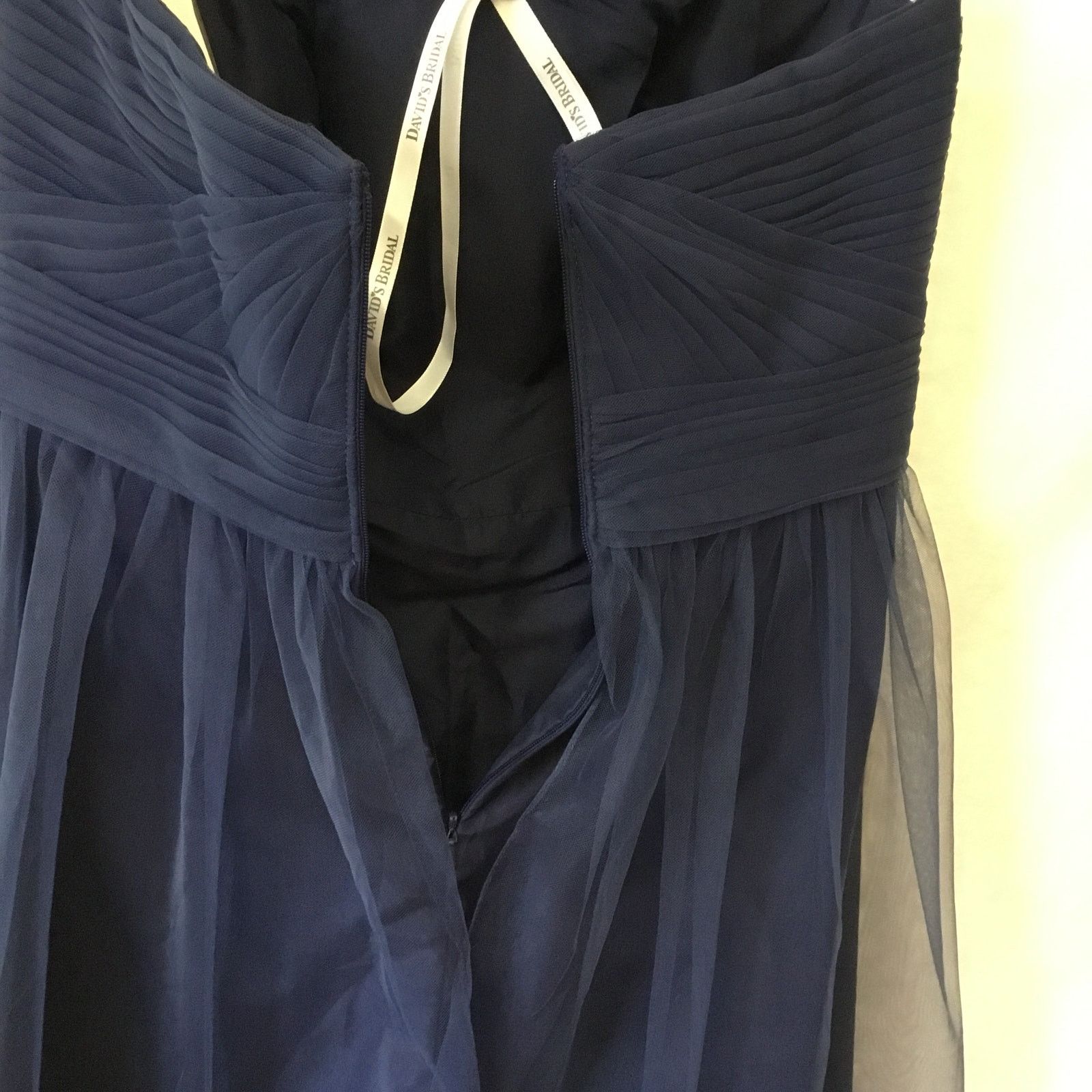 Other David’s Bridal Blue Strapless Tulle Short Dress Size M / US 6-8 / IT 42-44 - 15 Thumbnail