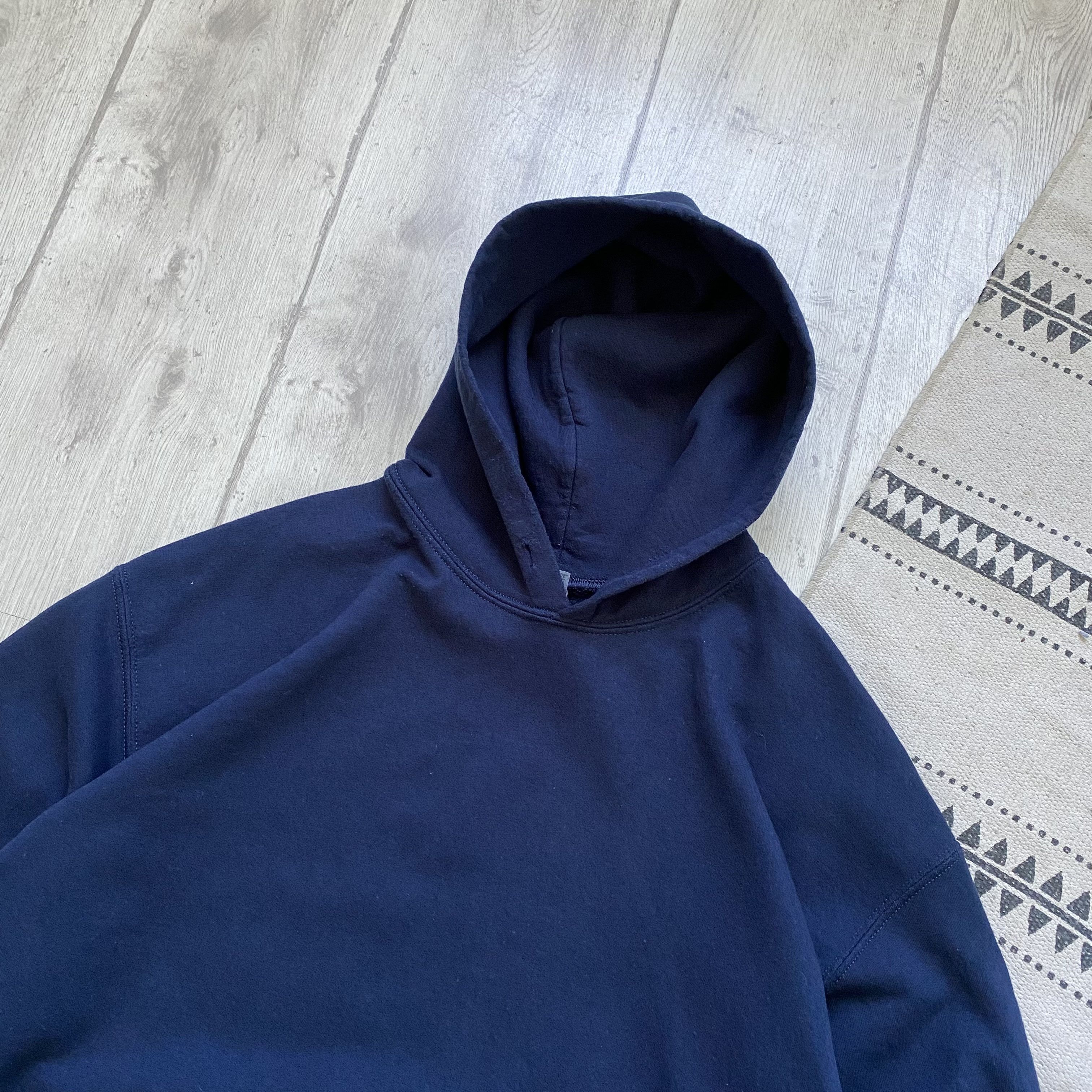 Gildan 🫐 Vintage 00s Hanes style Blank hoodie Gildan Kanye Vibe Size US L / EU 52-54 / 3 - 3 Thumbnail