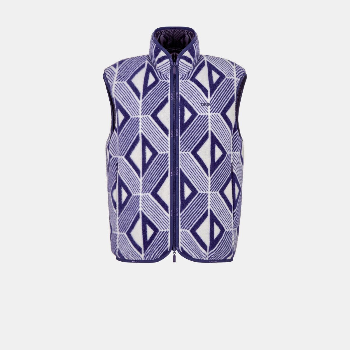 image of Dior O1Bcso1Str0324 Vests In Blue White, Men's (Size XL)