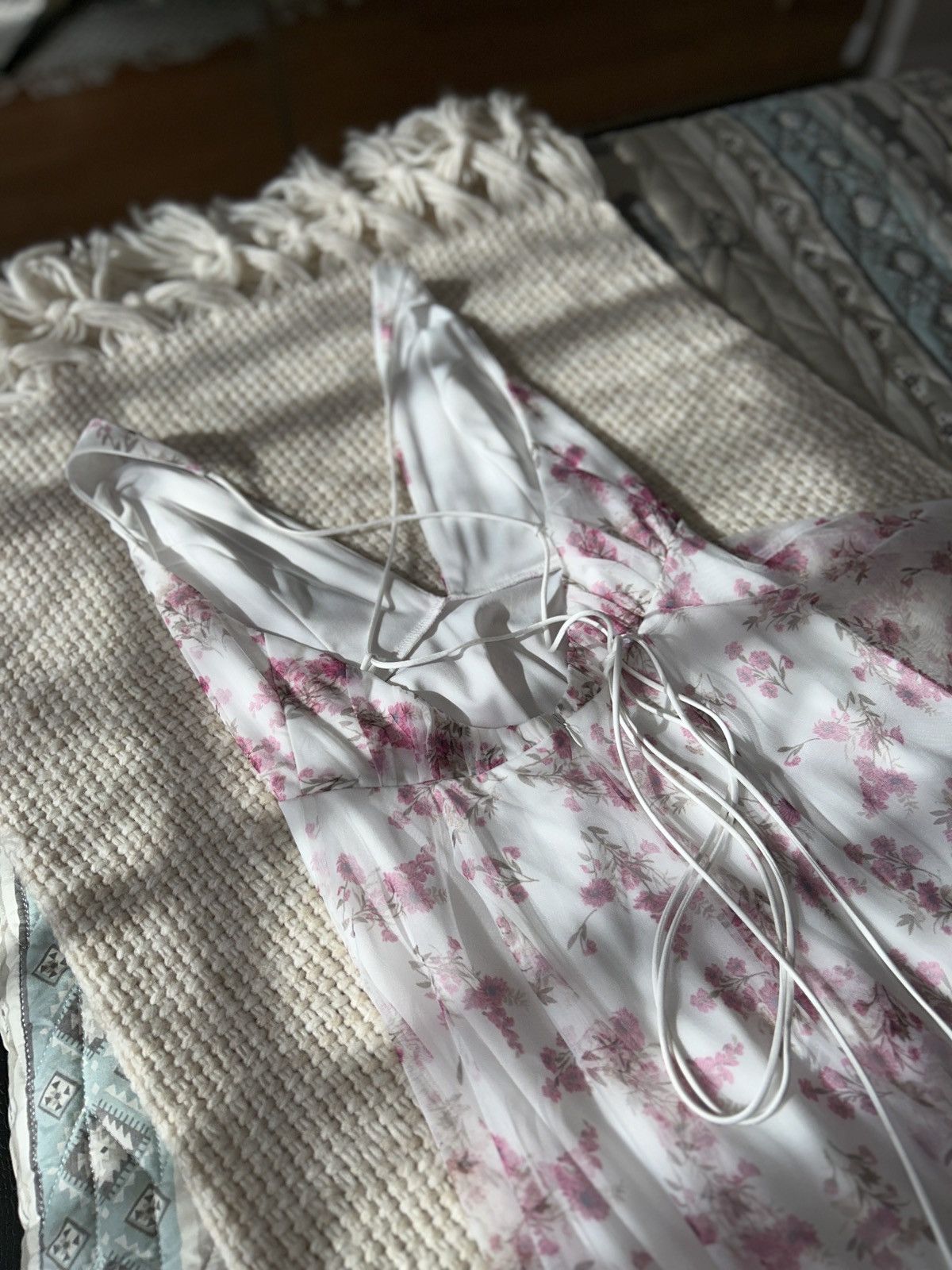 Other One and Only Collective Floral Plunge Neck Dress Size M / US 6-8 / IT 42-44 - 3 Thumbnail