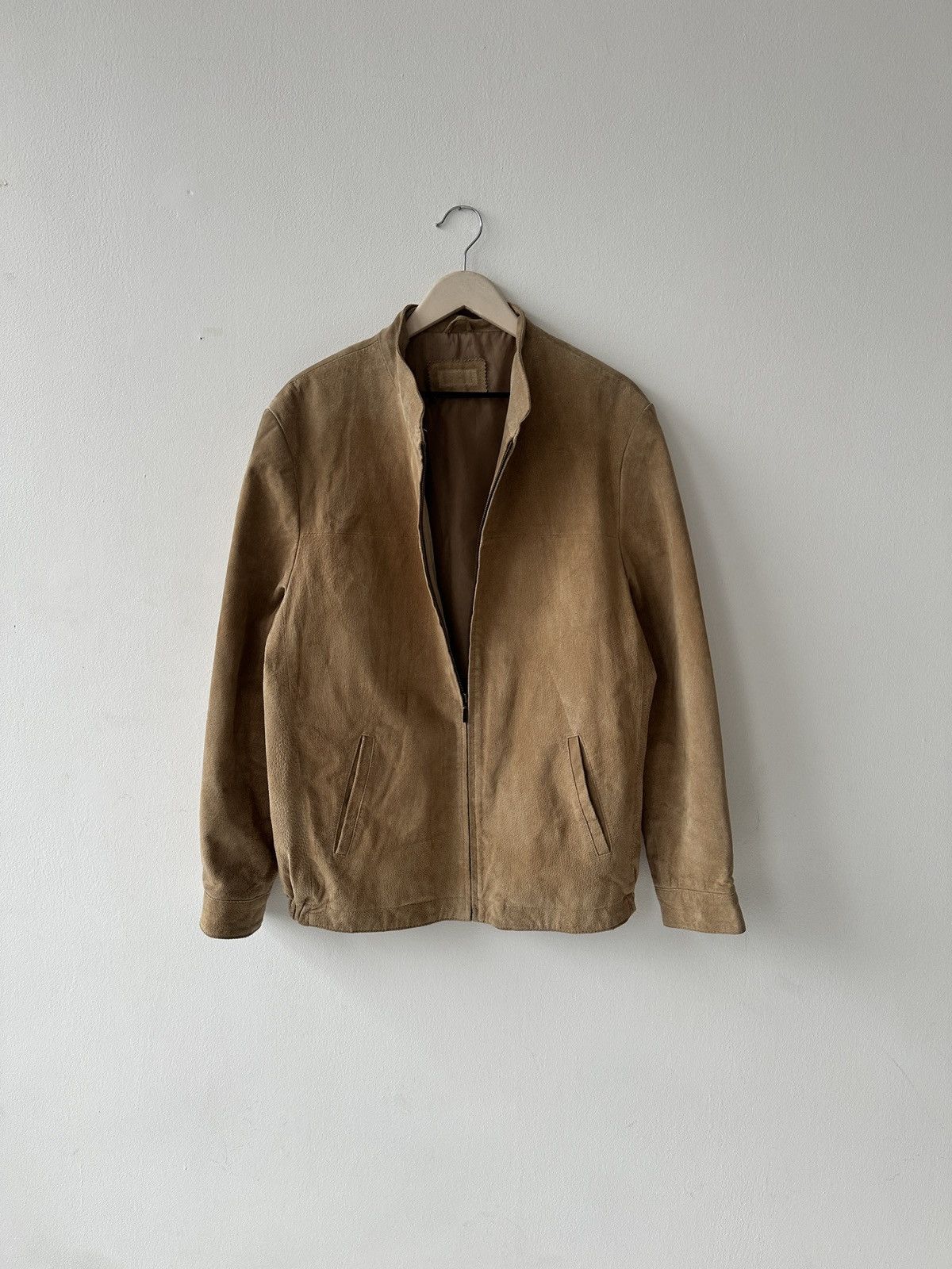 Genuine Leather × Vintage Vintage Leather Suede Jacket Size US L / EU 52-54 / 3 - 1 Thumbnail
