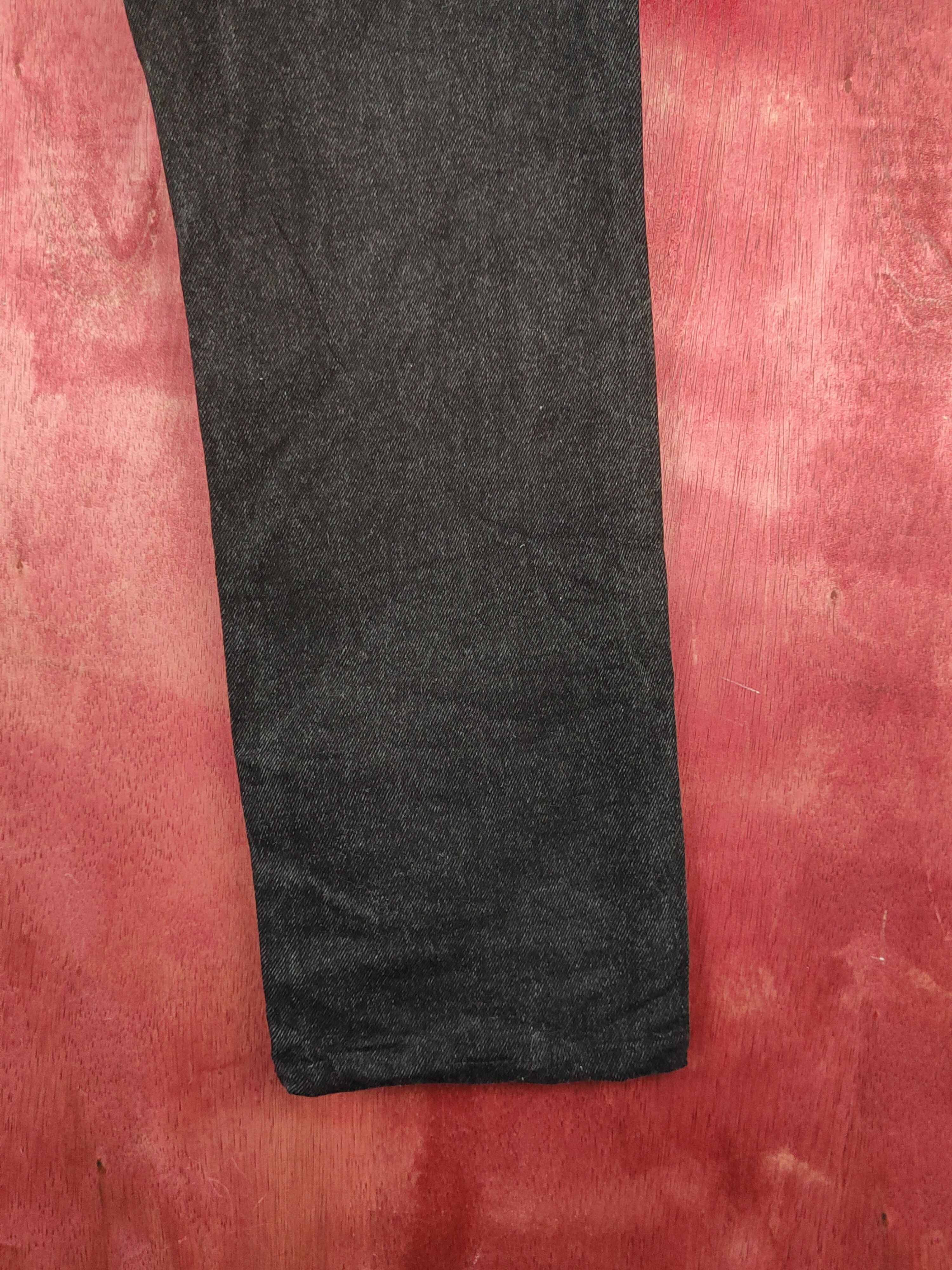 Japanese Brand Zara Black Distressed Ripped denim Jeans #S1659 Size US 31 - 14 Thumbnail