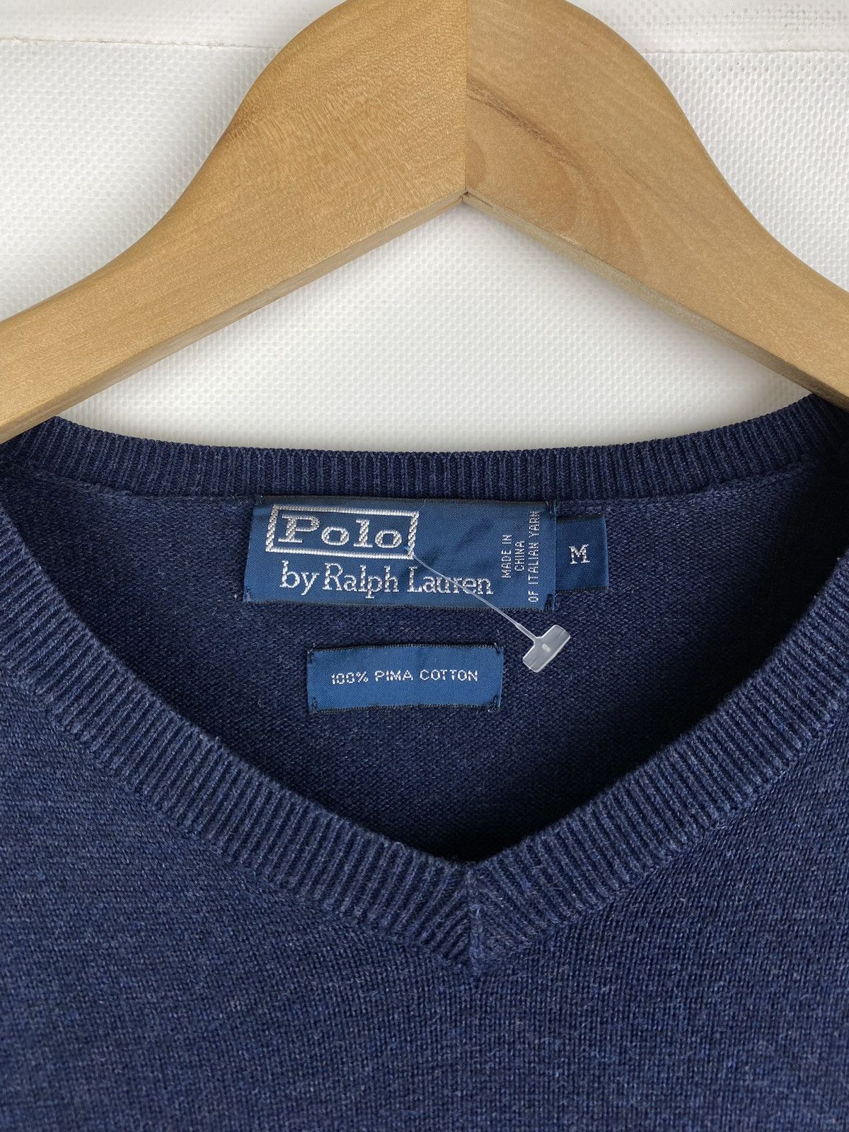 Polo Ralph Lauren Polo by Ralph Lauren vintage men’s v-neck sweater pullover Size US M / EU 48-50 / 2 - 6 Thumbnail