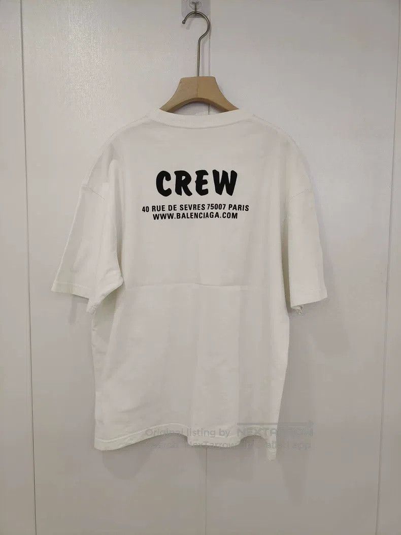Balenciaga Balenciaga Alphabet Printed Crewneck Short Sleeve Size US M / EU 48-50 / 2 - 2 Thumbnail