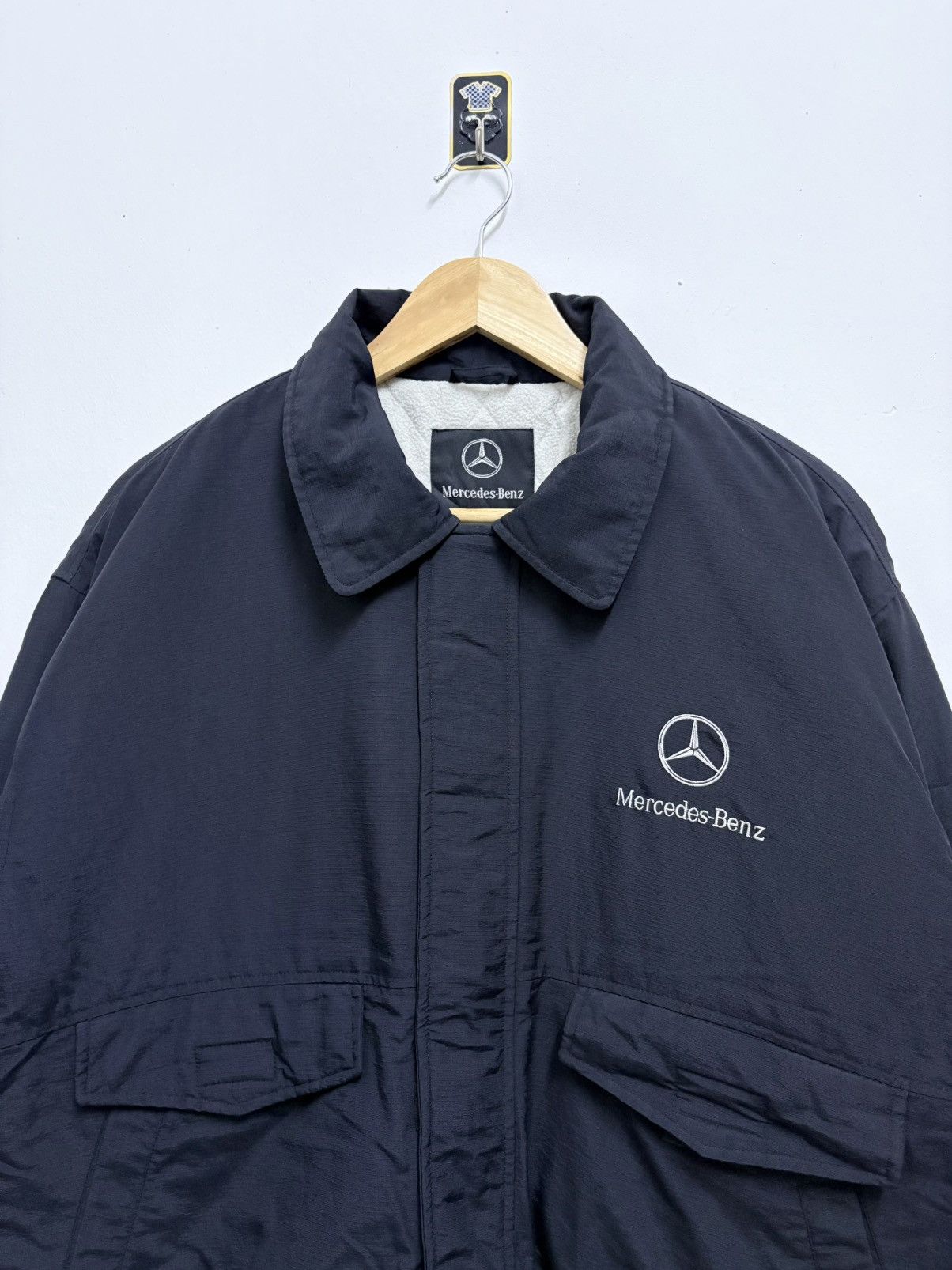 Vintage Vintage 90’s Mercedes-Benz Luxury Sportcars Racing Jacket Size US L / EU 52-54 / 3 - 3 Thumbnail