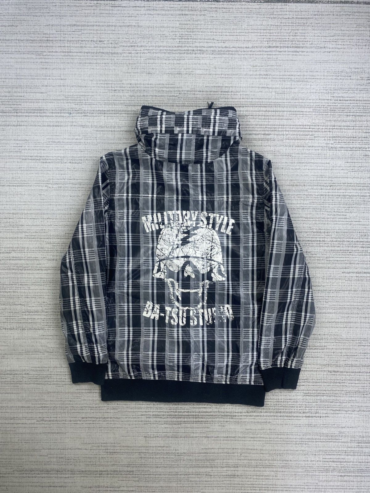 Japanese Brand × Vintage Vintage Ba-Tsu Studio Military Style Hidden Hoodie Jacket Size US M / EU 48-50 / 2 - 1 Thumbnail