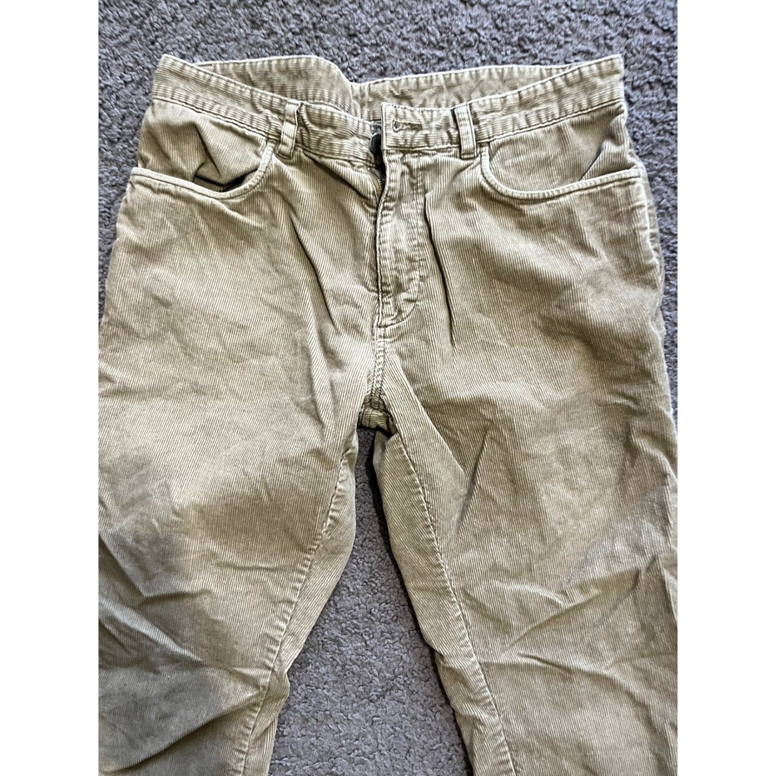 Calvin Klein Calvin Klein Chino Pants Mens 32x25 Brown Corduroy Straight Leg Classic Size US 32 / EU 48 - 5 Thumbnail