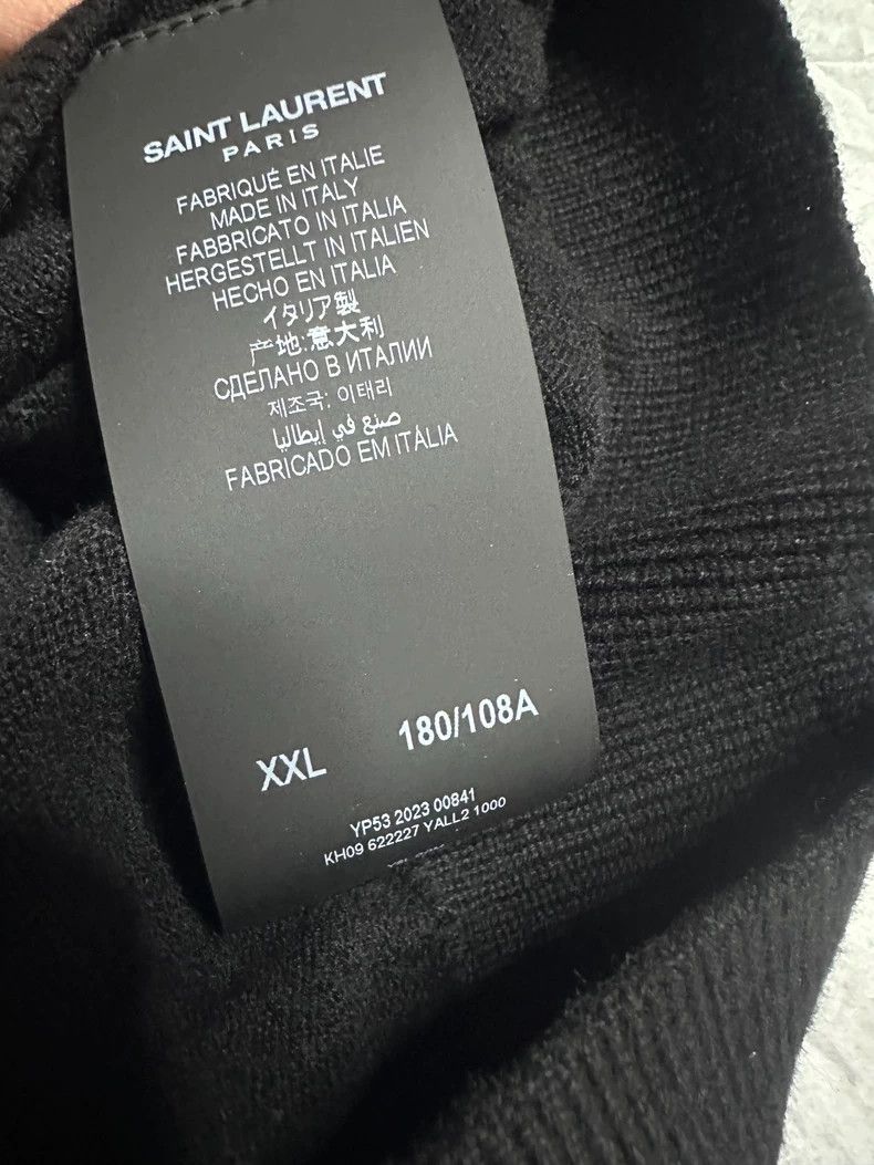 Saint Laurent Paris Saint Laurent Paris black sweater Size US XXL / EU 58 / 5 - 6 Thumbnail