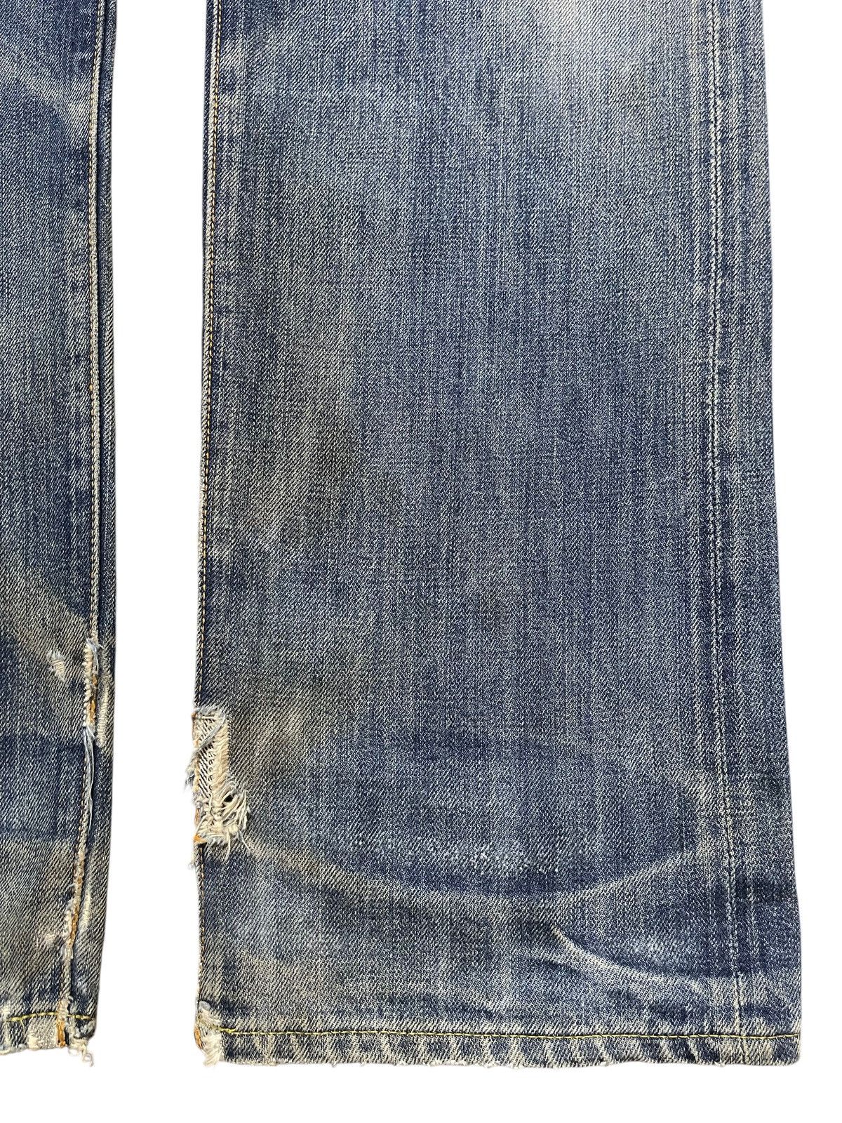 Levi's Vintage 80s Levis 501 Talon Selvedge E Mud Wash Distressed Size US 32 / EU 48 - 9 Thumbnail