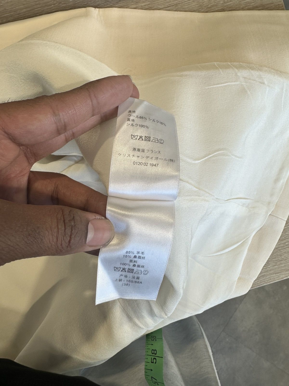 Dior Christian Dior Beige wool mixed mulberry silk Jacket. Size M / US 6-8 / IT 42-44 - 6 Thumbnail