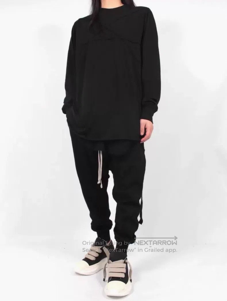 Rick Owens RICK OWENS size M Black Drawstring Low Rise Pants Size US 27 - 8 Thumbnail
